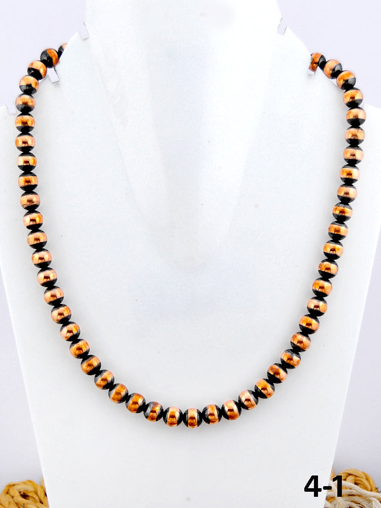 Southwest Handmade Copper Beaded Necklace 8mm