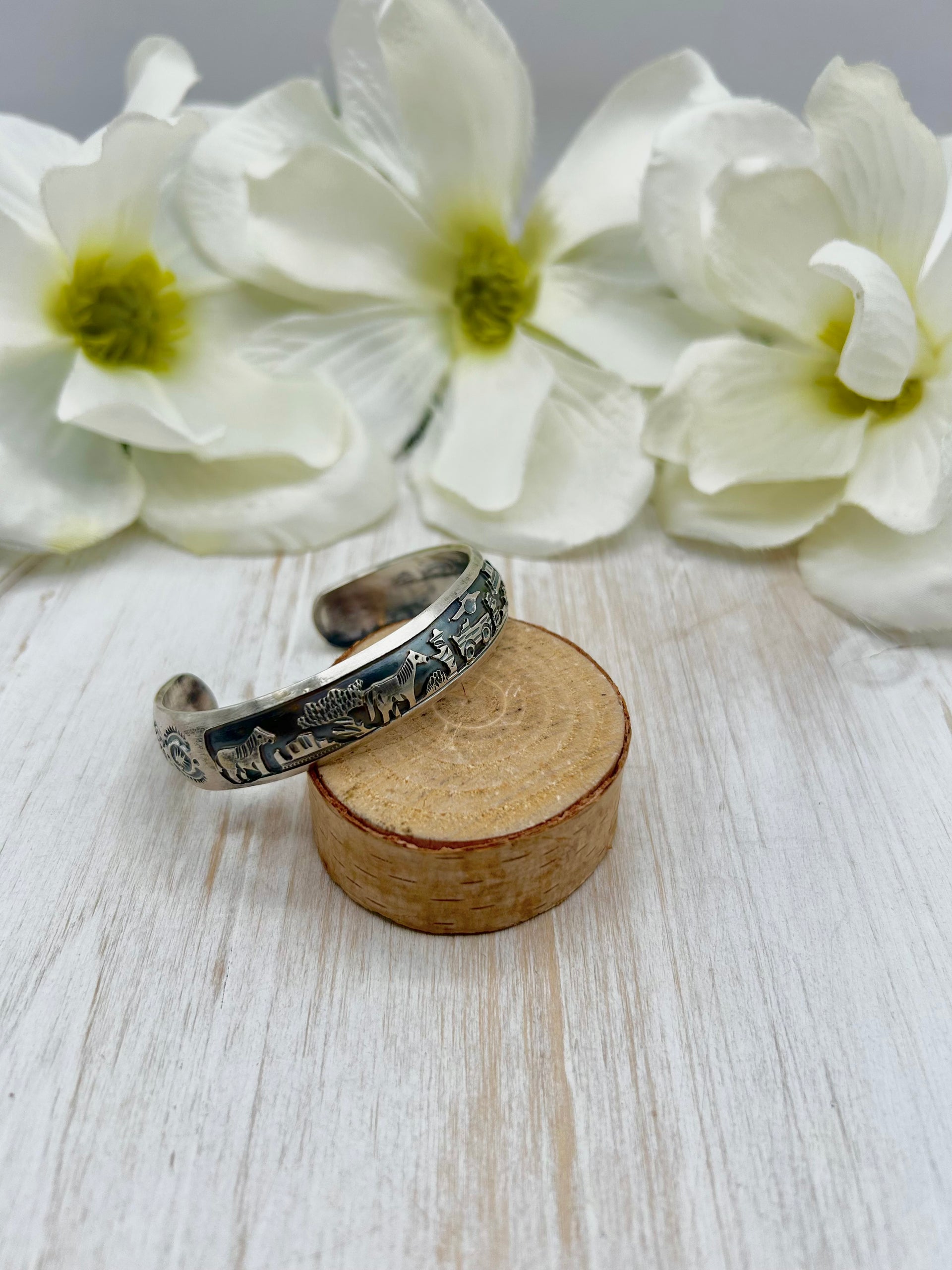 Navajo Made Sterling Silver Cuff Bracelet