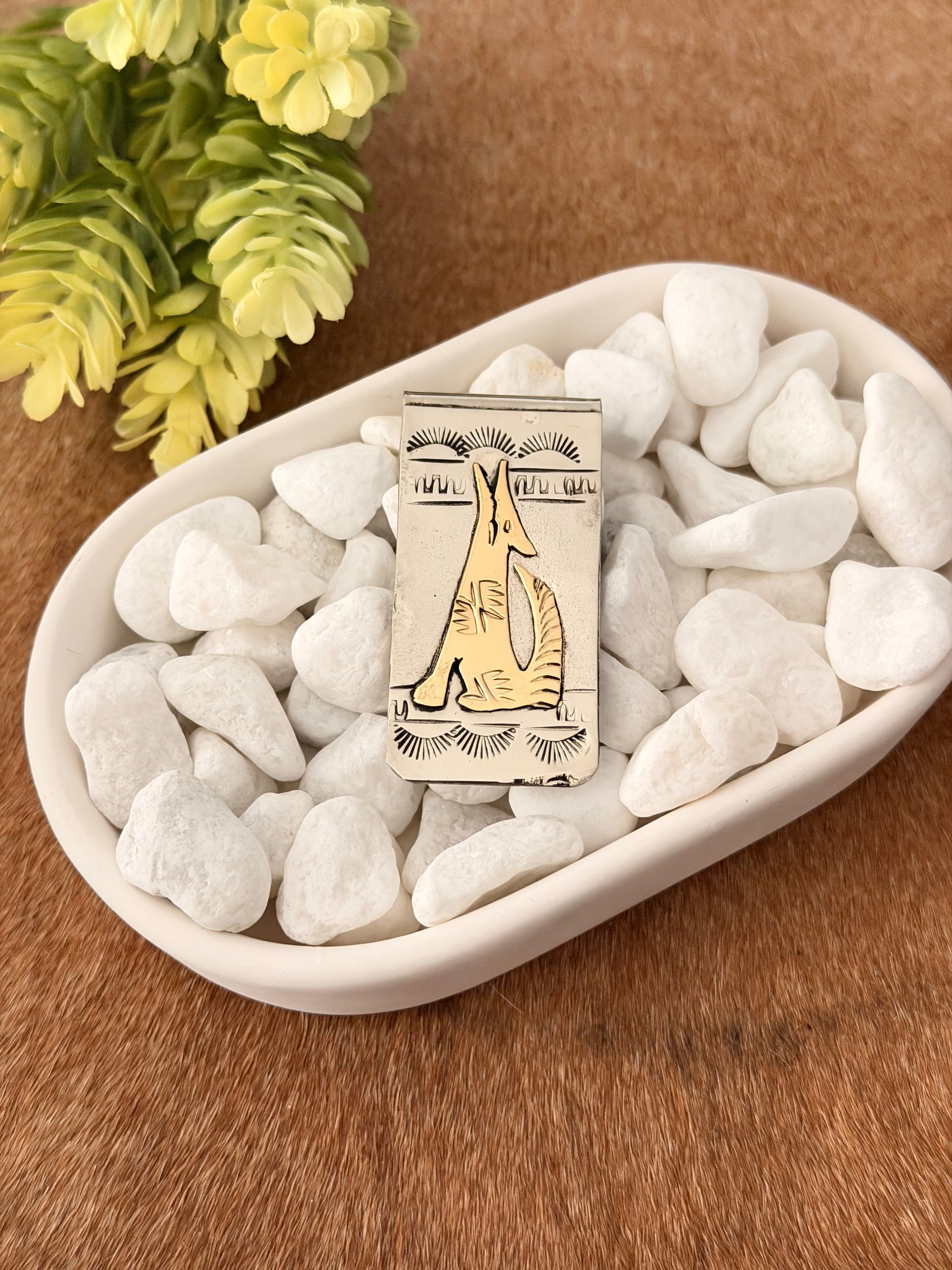 Navajo Made Sterling Silver Money Clip