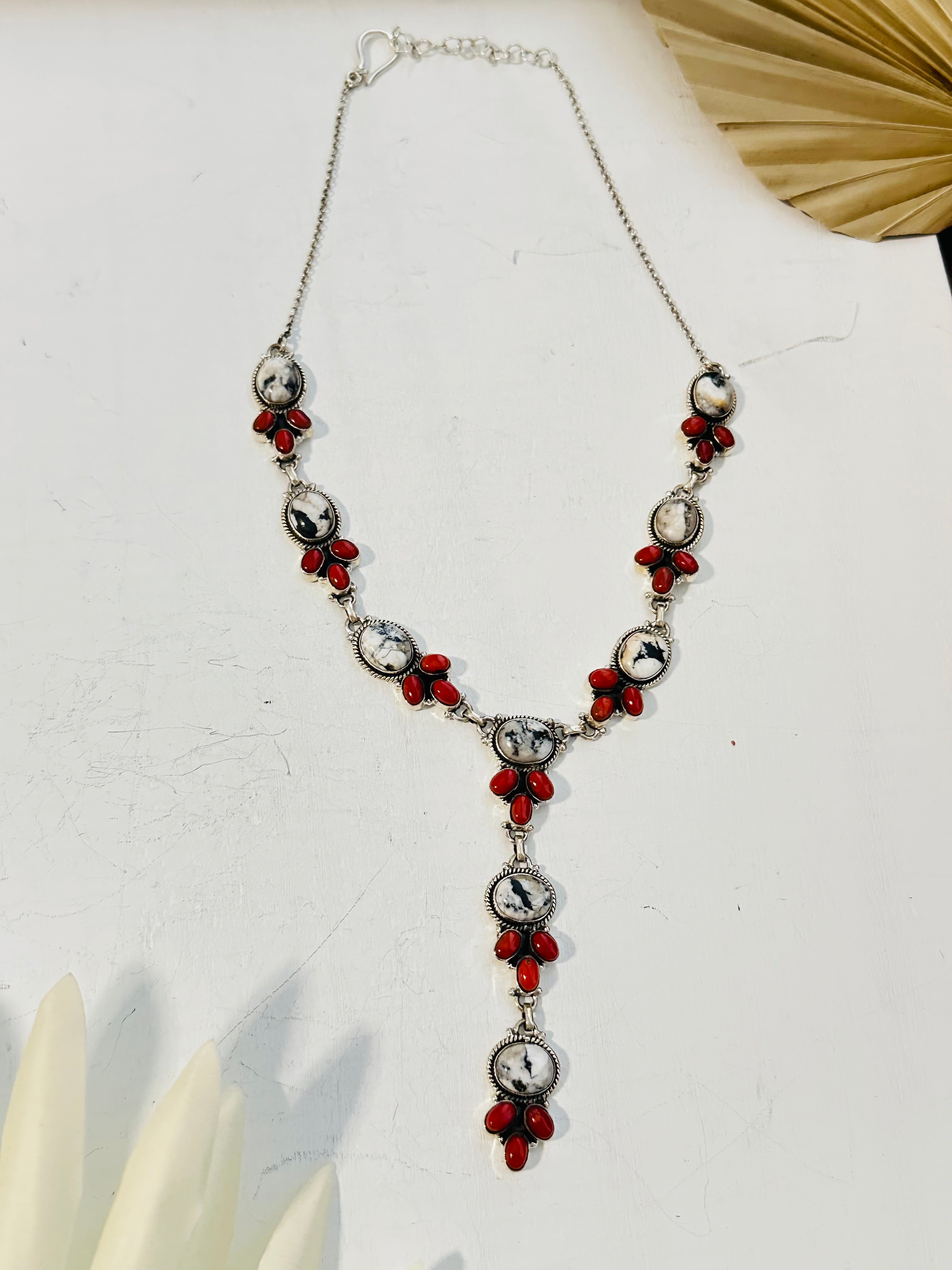 Southwest Made Multi Stone & Sterling Silver Necklace