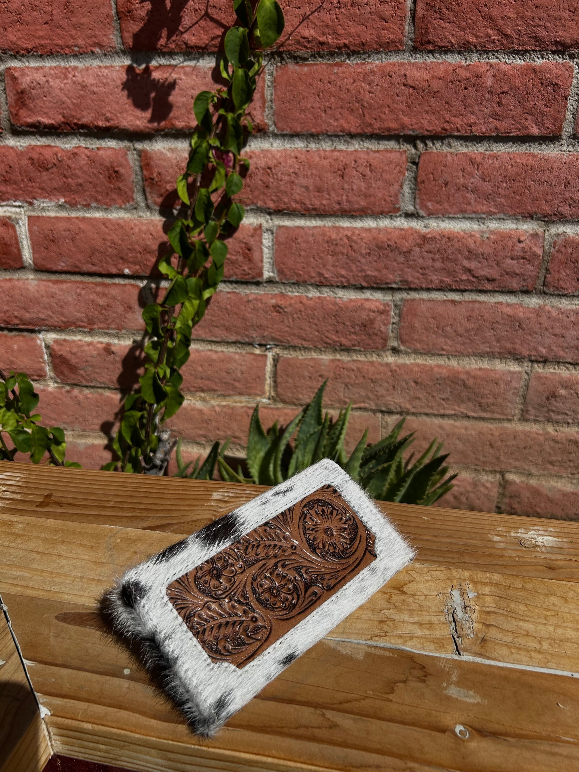 Genuine Tooled Leather Wallet