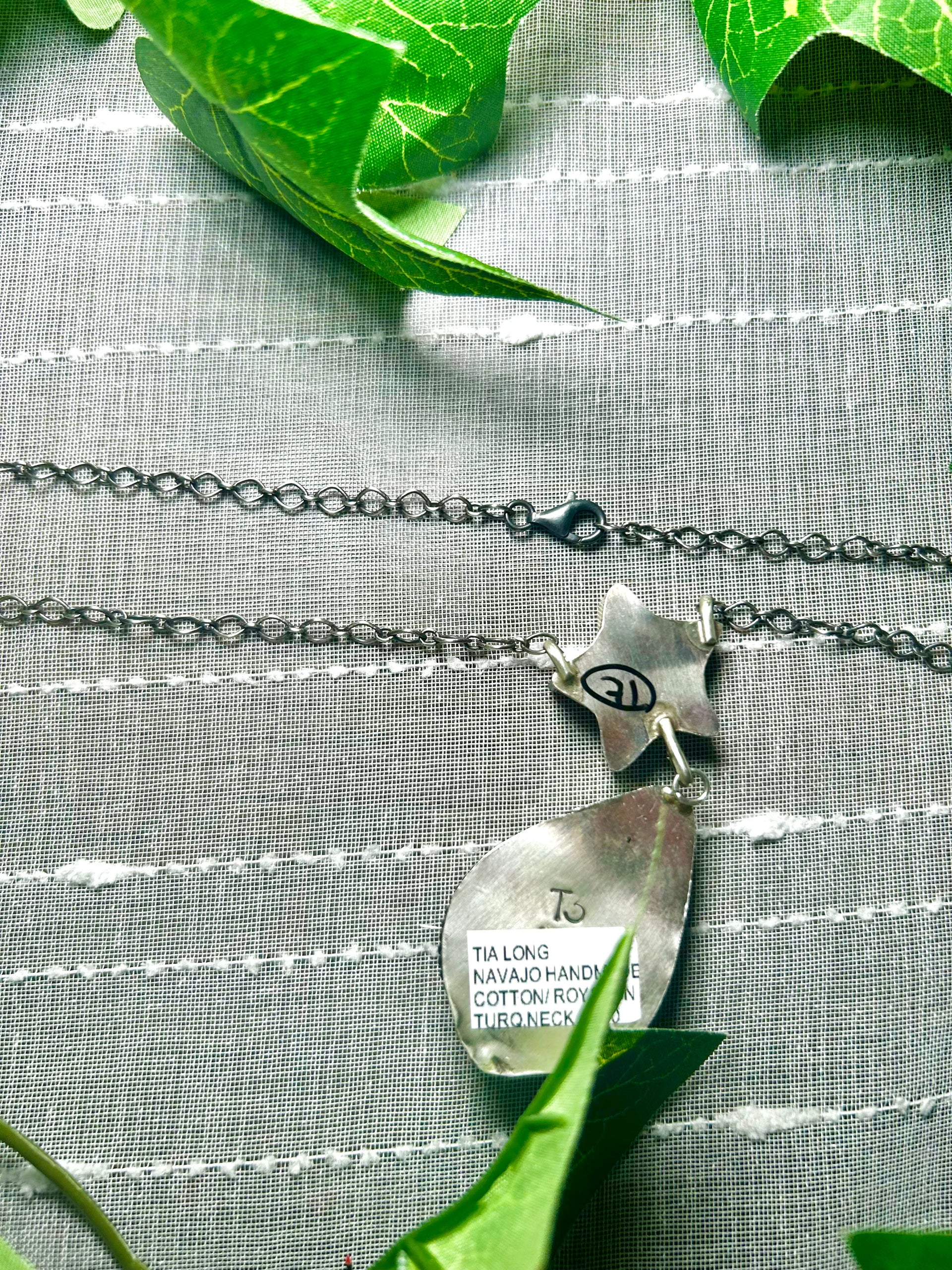 Tia Long Multi Stone & Sterling Silver Necklace