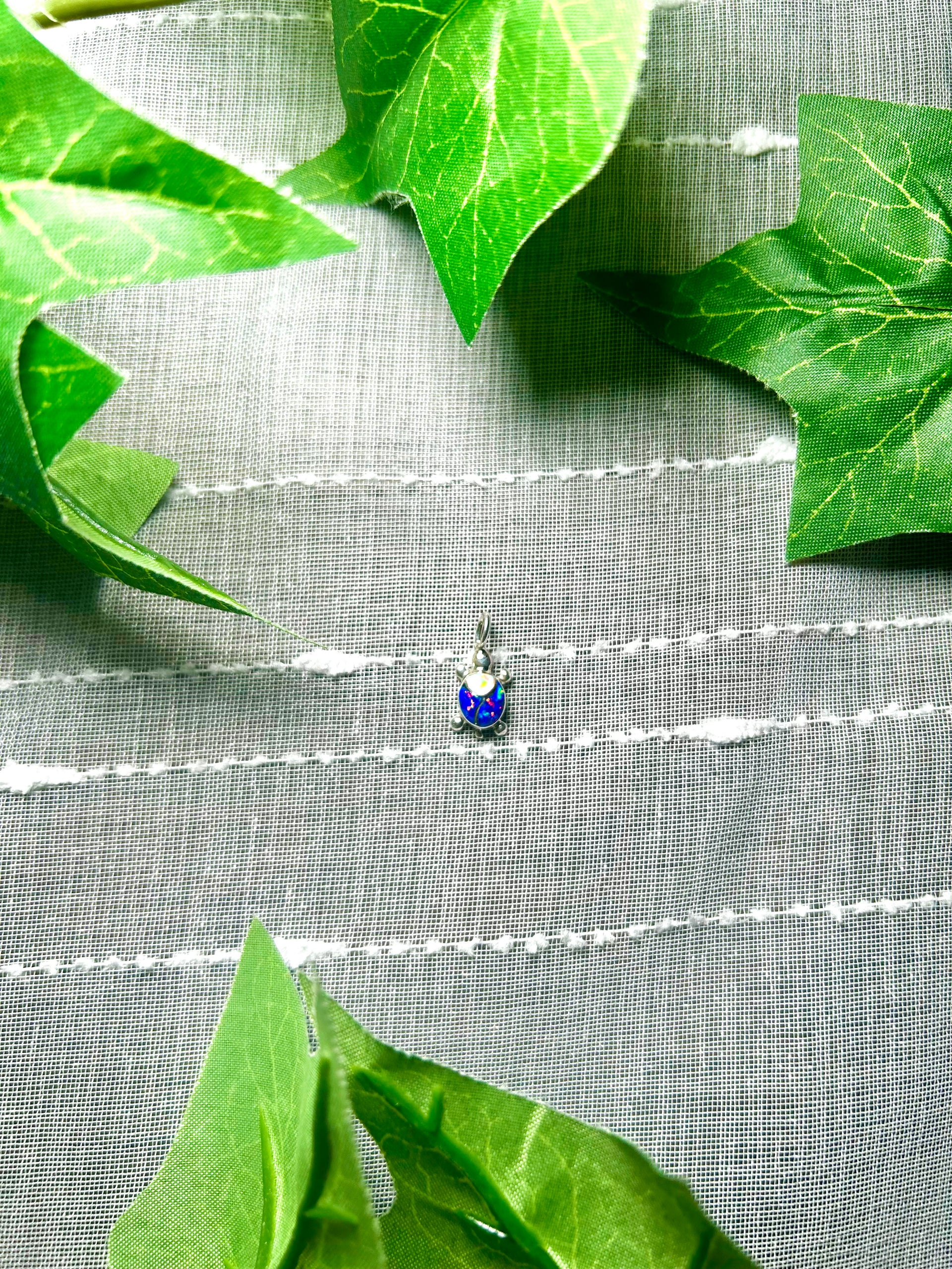 Zuni Multi Stone & Sterling Silver Pendant