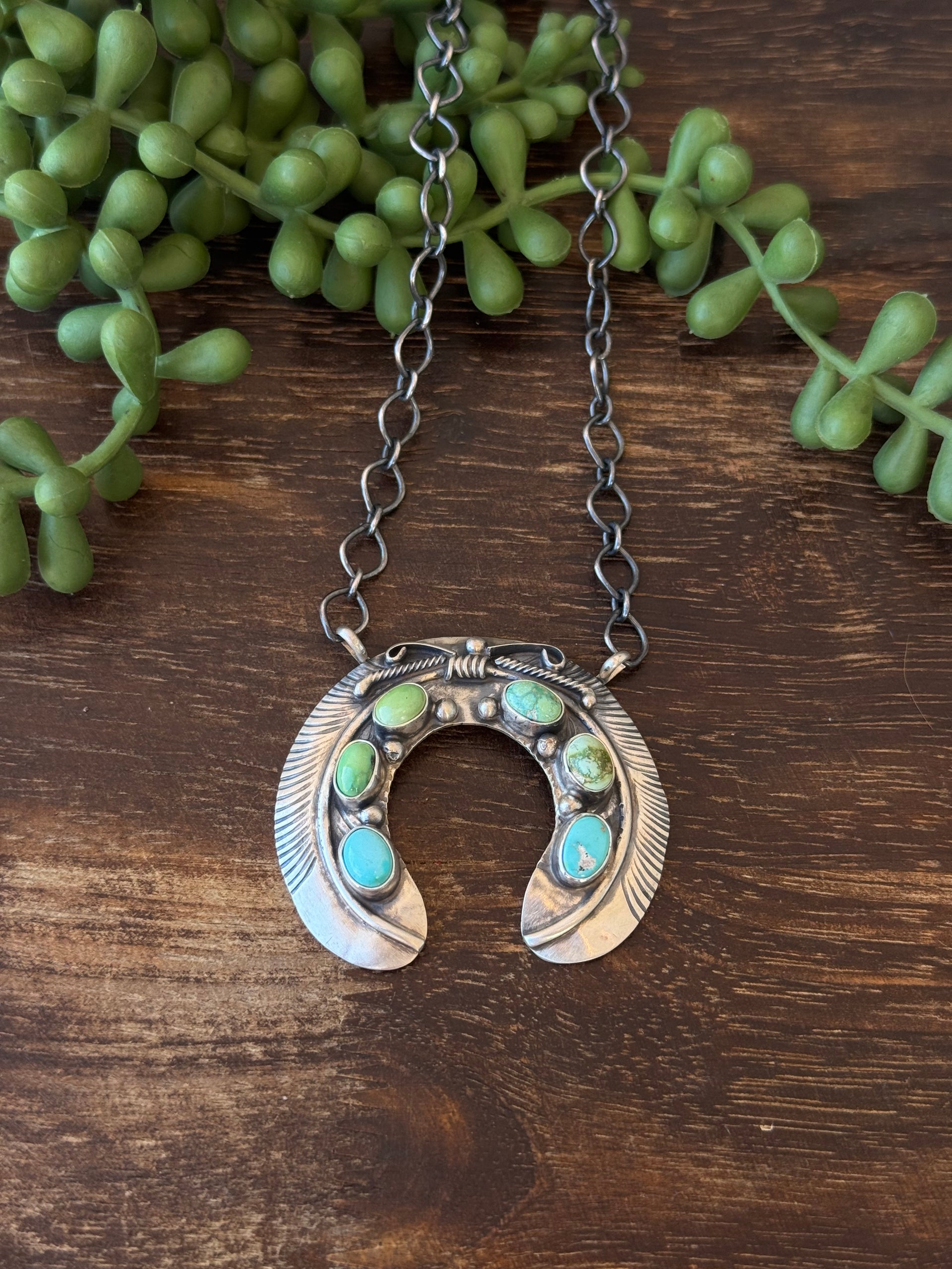 Kobe Martinez Sonoran Mountain Turquoise & Sterling Silver Necklace