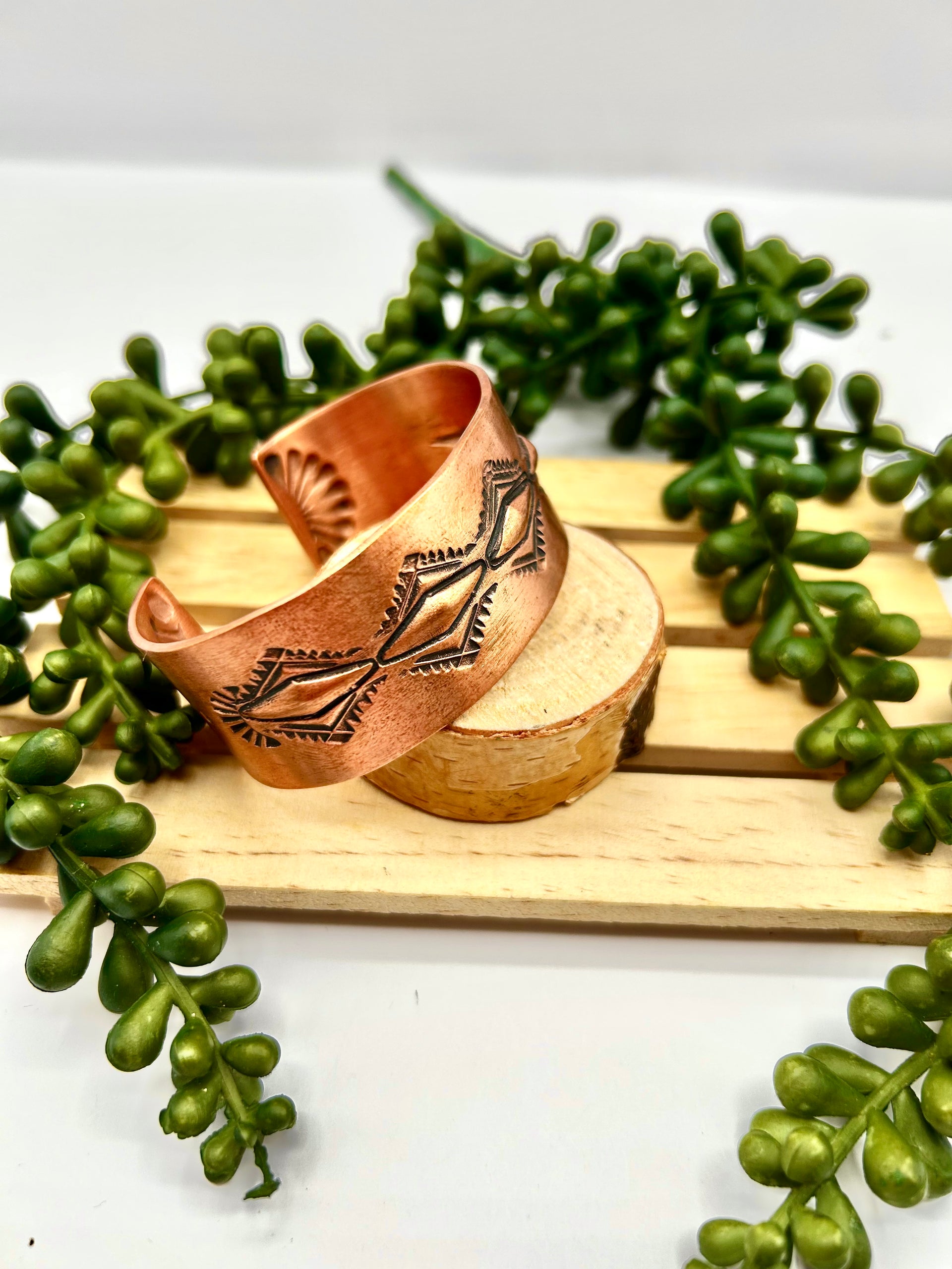 Elvira Bill Copper Cuff Bracelet