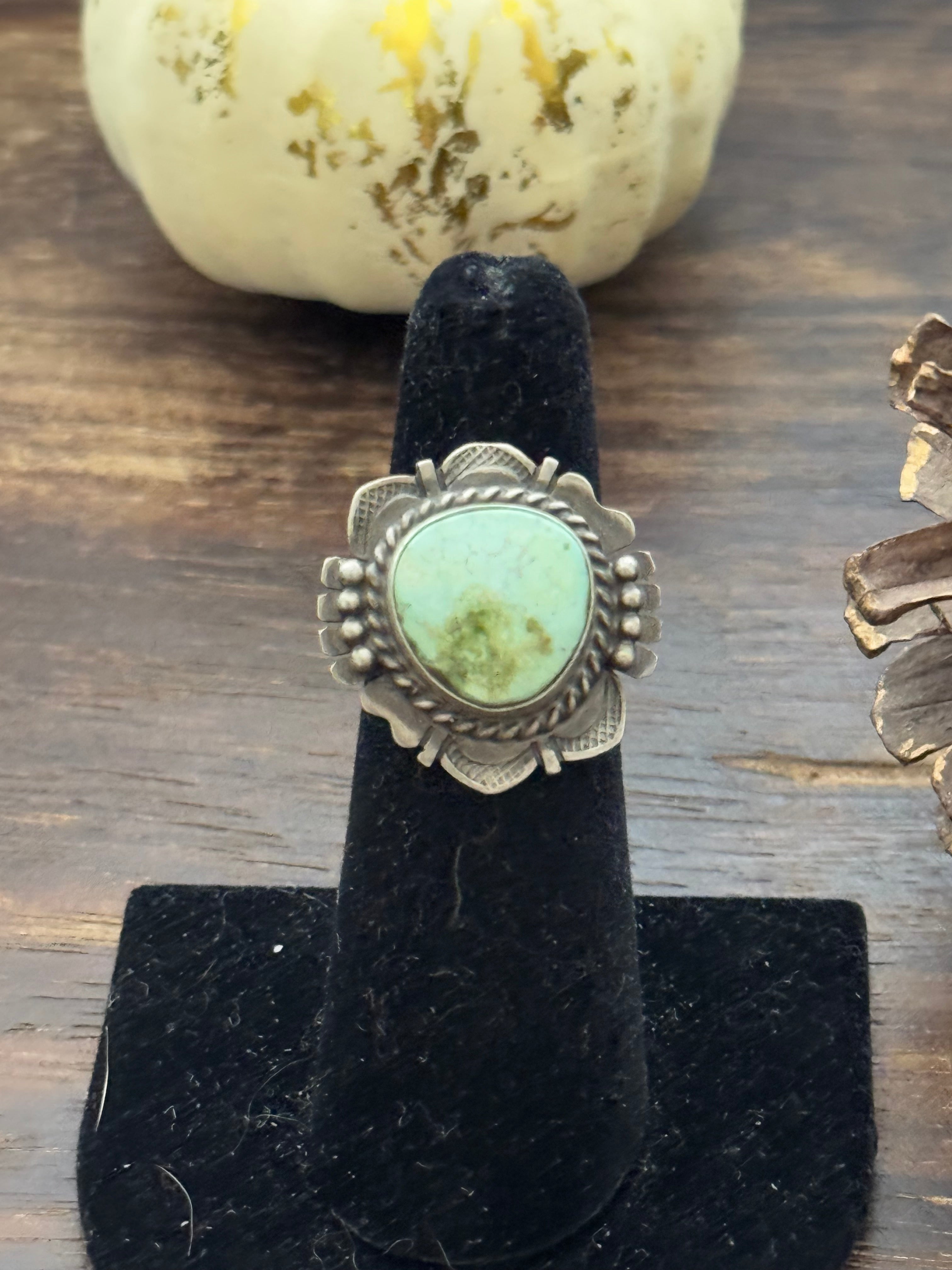 Peggy Skeets Turquoise & Sterling Silver Ring