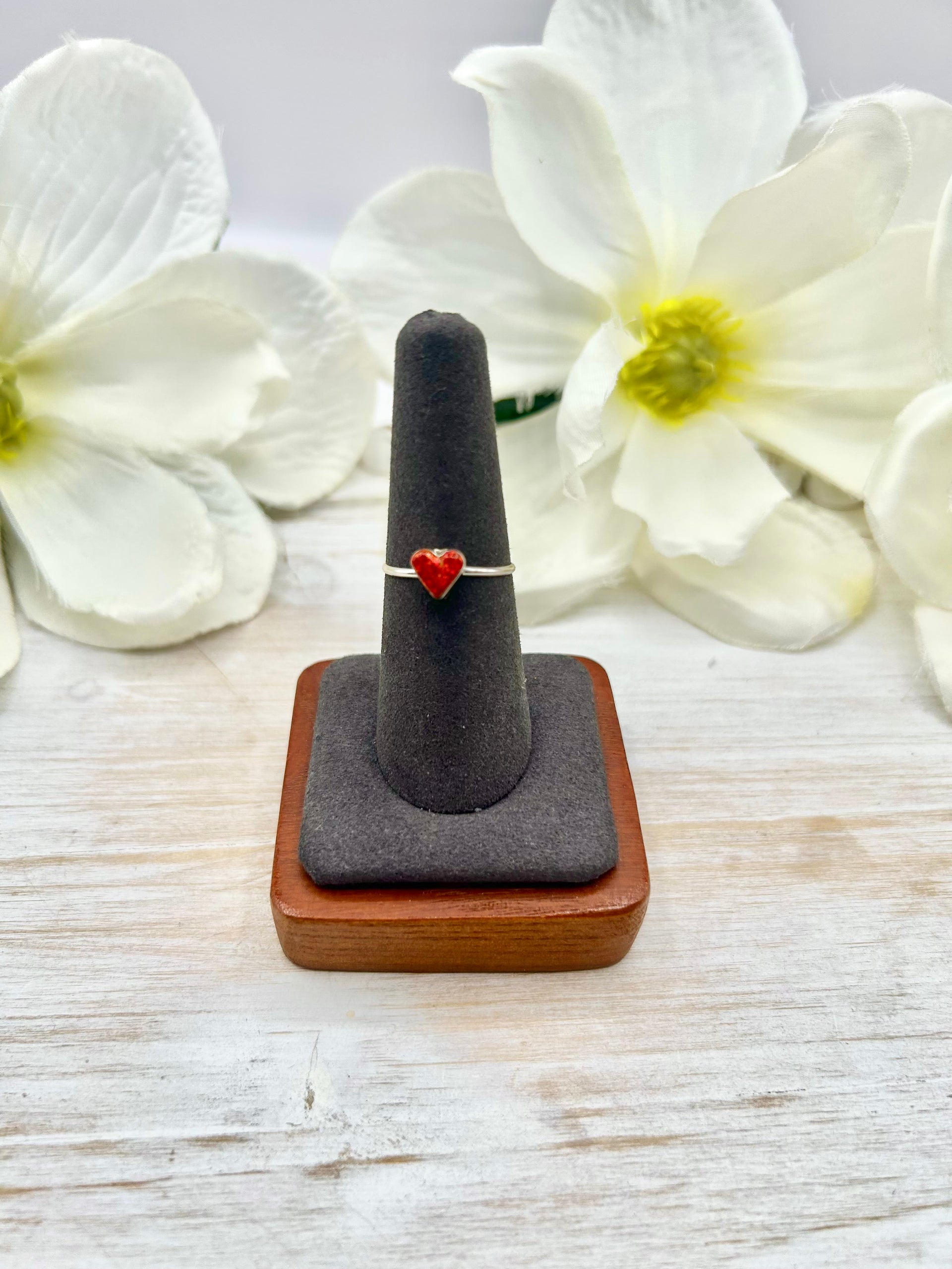 Zuni Made Opal & Sterling Silver Ring