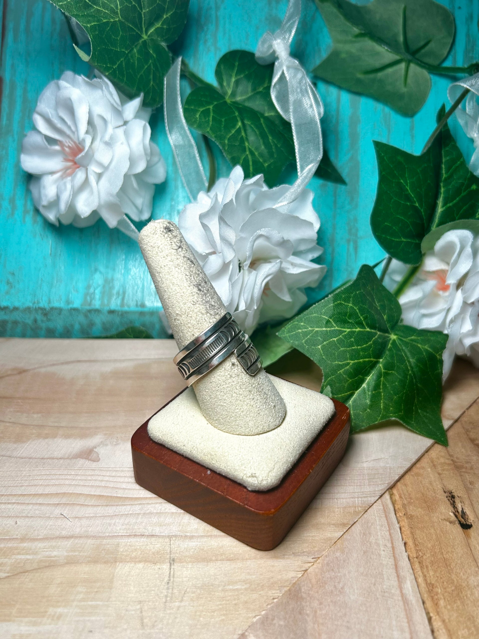 Landon Secatera Sterling Silver Adjustable Ring