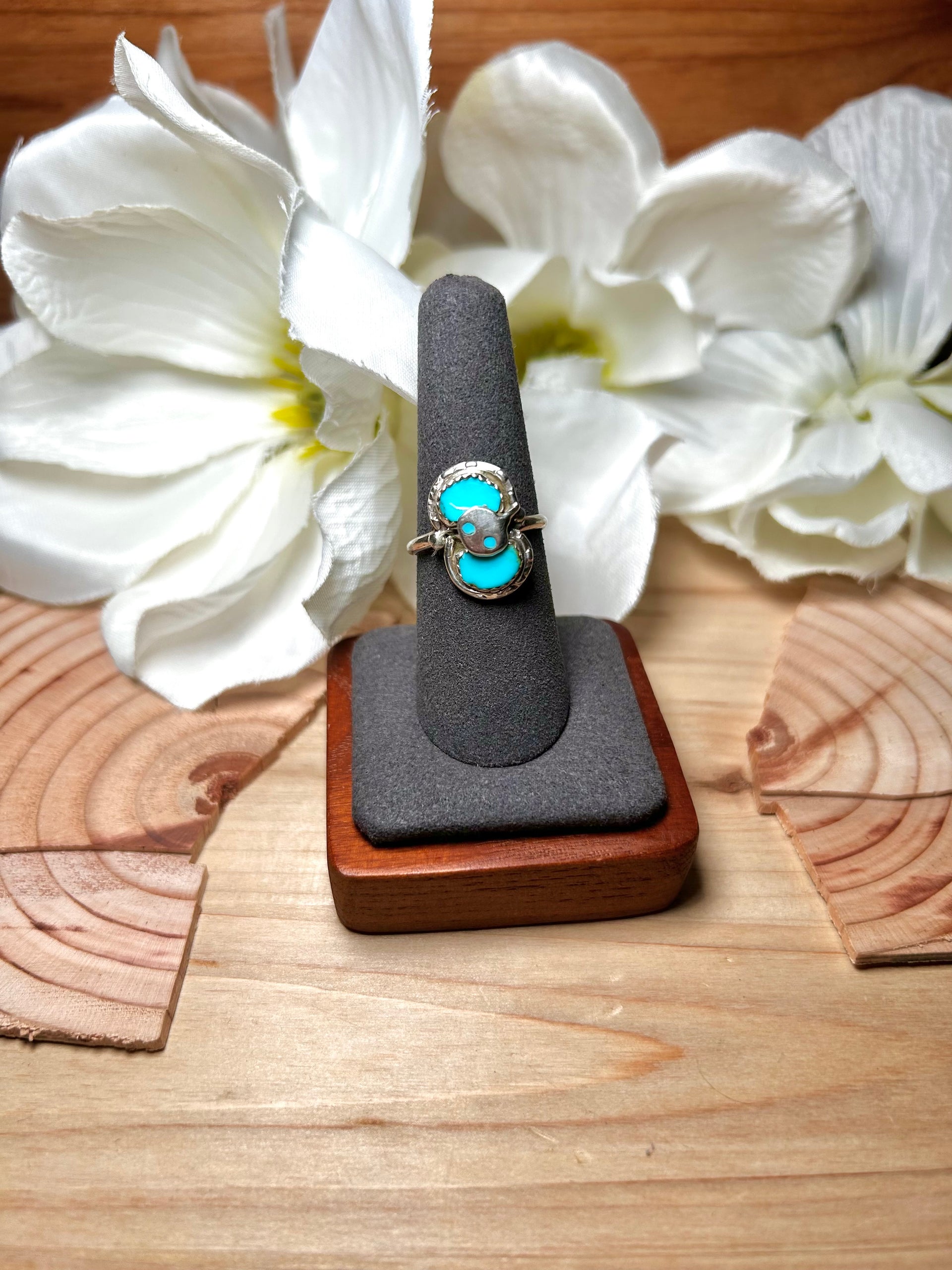 Effie C. Kingman Turquoise & Sterling Silver Ring