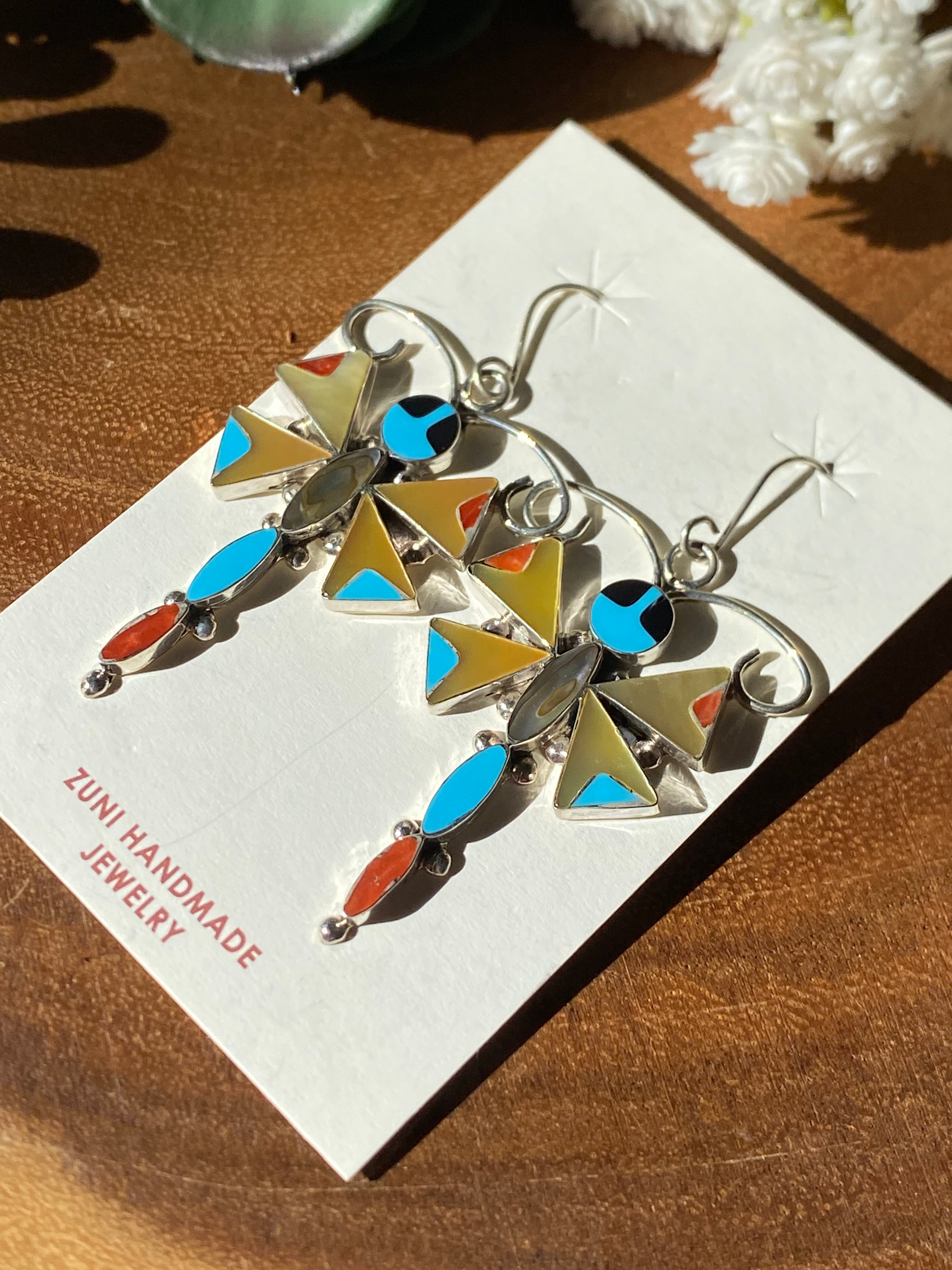 Alison Dishtia Multi-stone Dangle Earrings