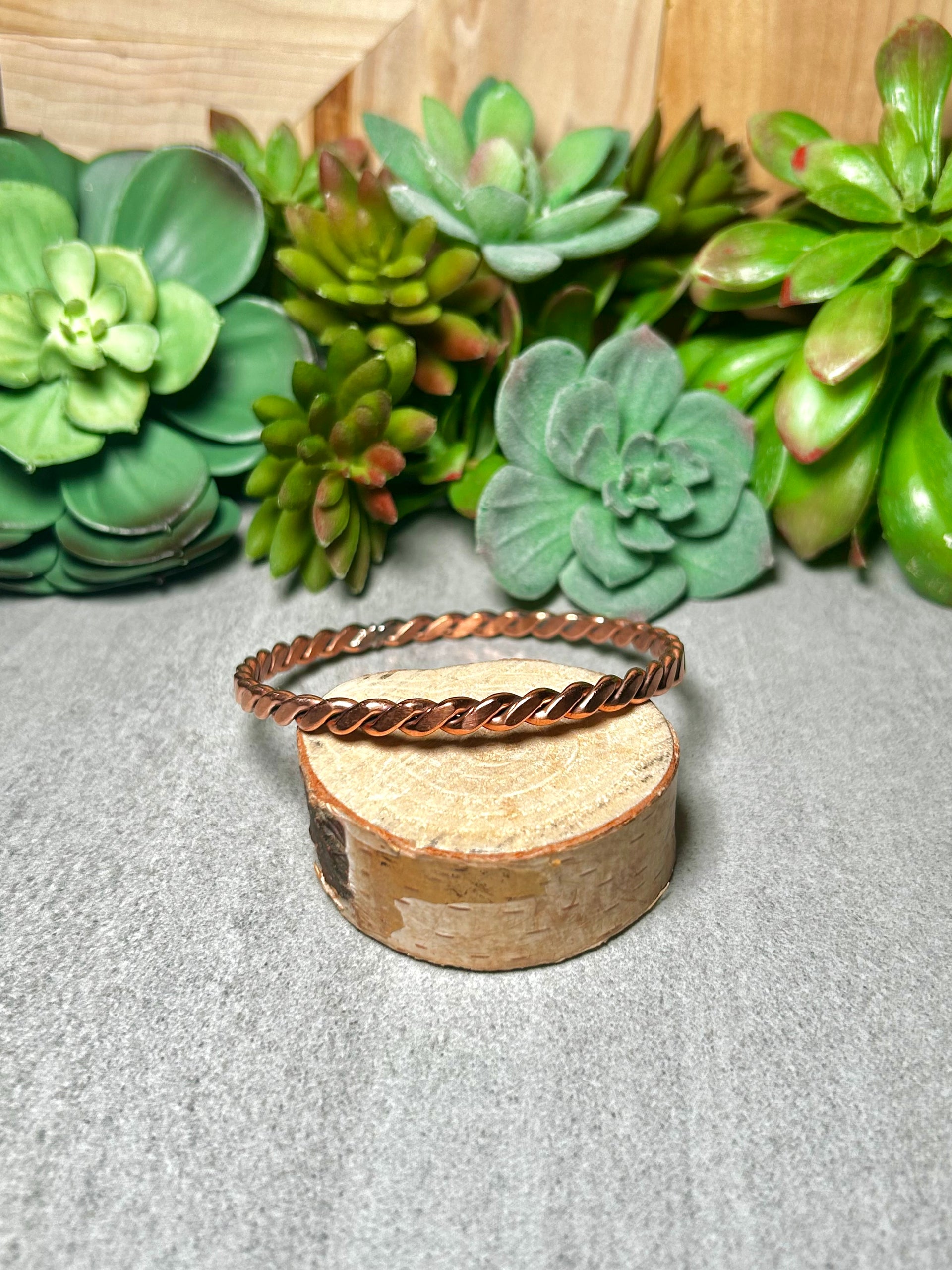 Navajo Made Copper Bangle Bracelet