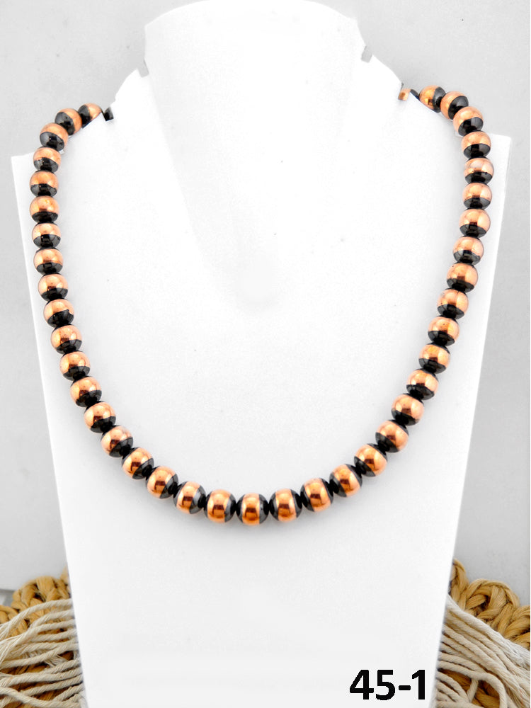 Southwest Handmade Copper Beaded Necklace