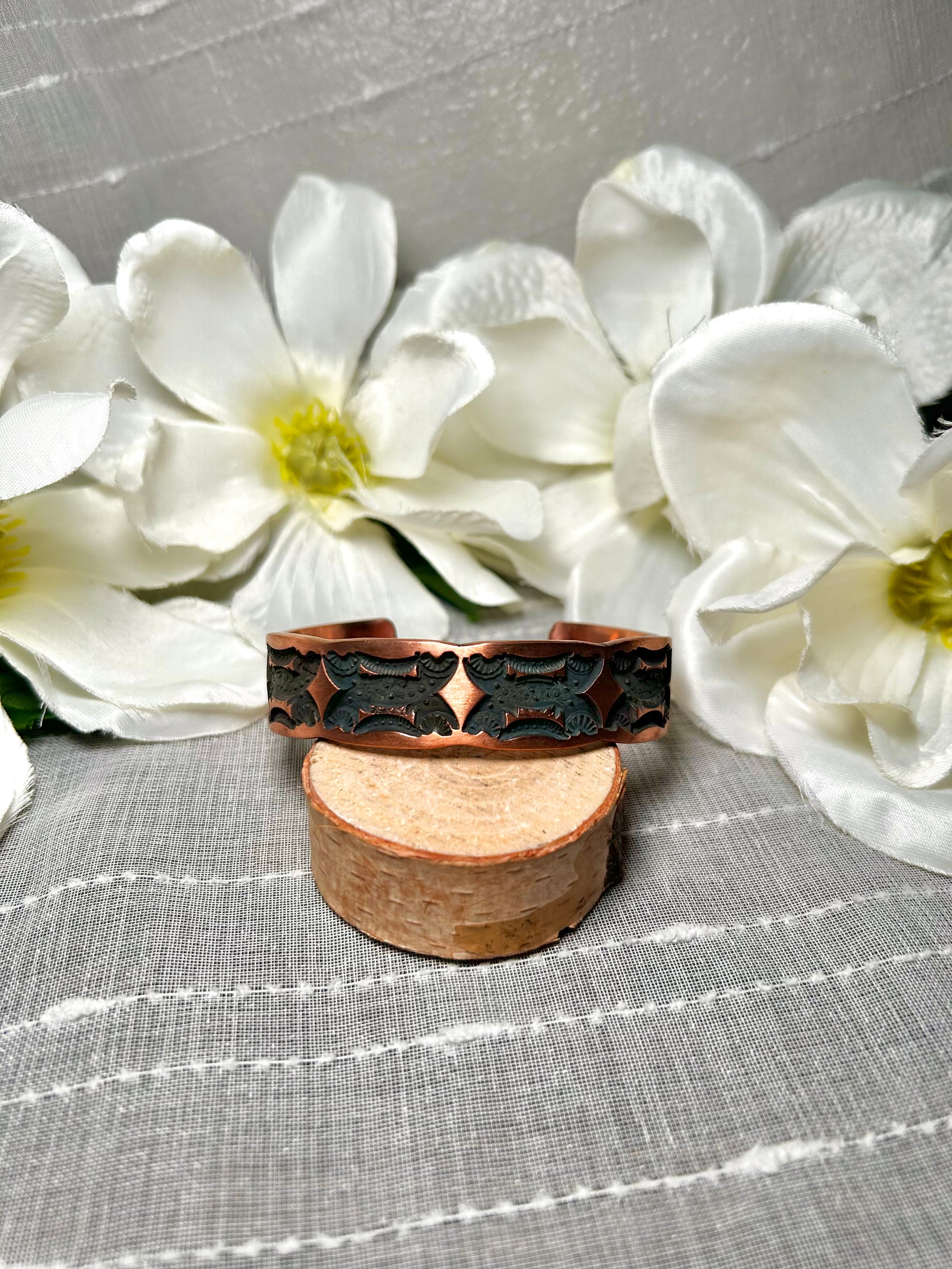 Jerold Tahe Cooper Cuff Bracelet