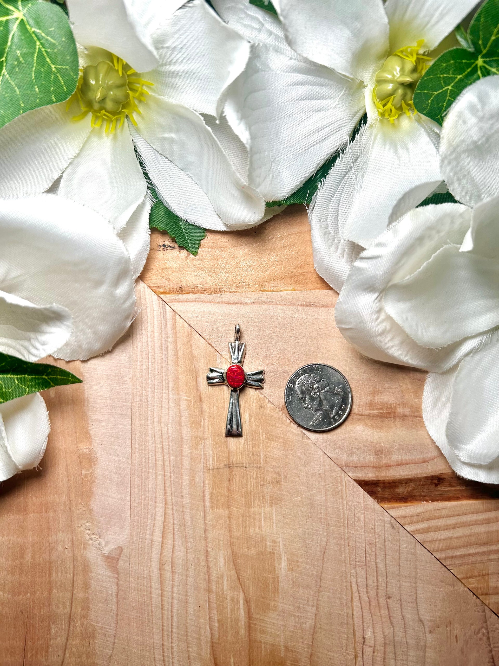 Joe Martinez Opal & Sterling Silver Pendant