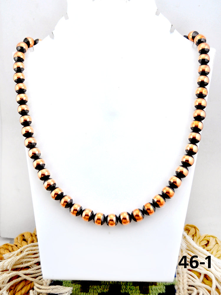 Southwest Handmade Copper Beaded Necklace