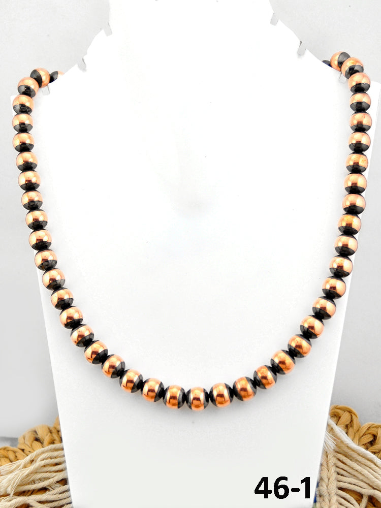Southwest Handmade Copper Beaded Necklace