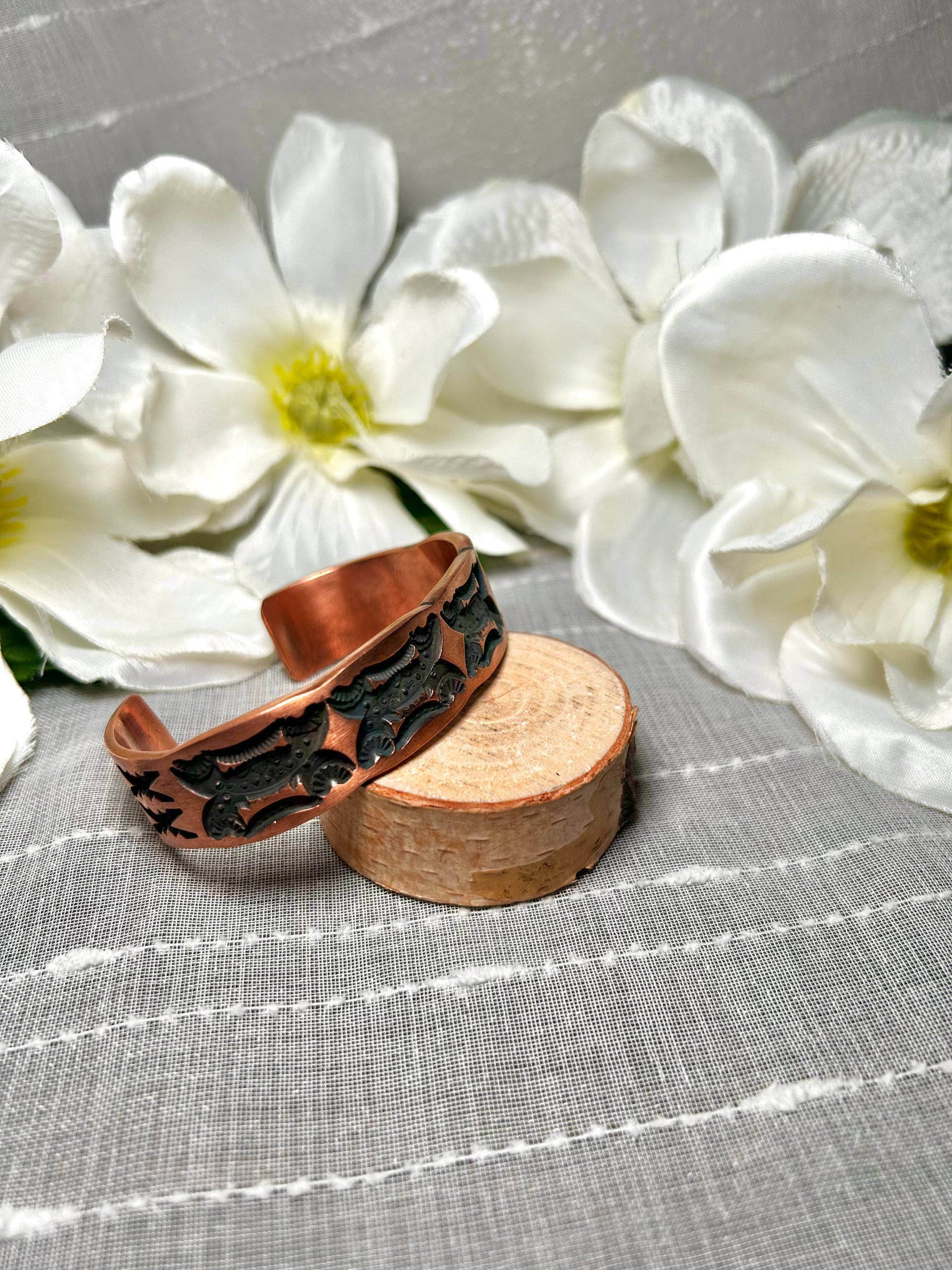 Jerold Tahe Cooper Cuff Bracelet