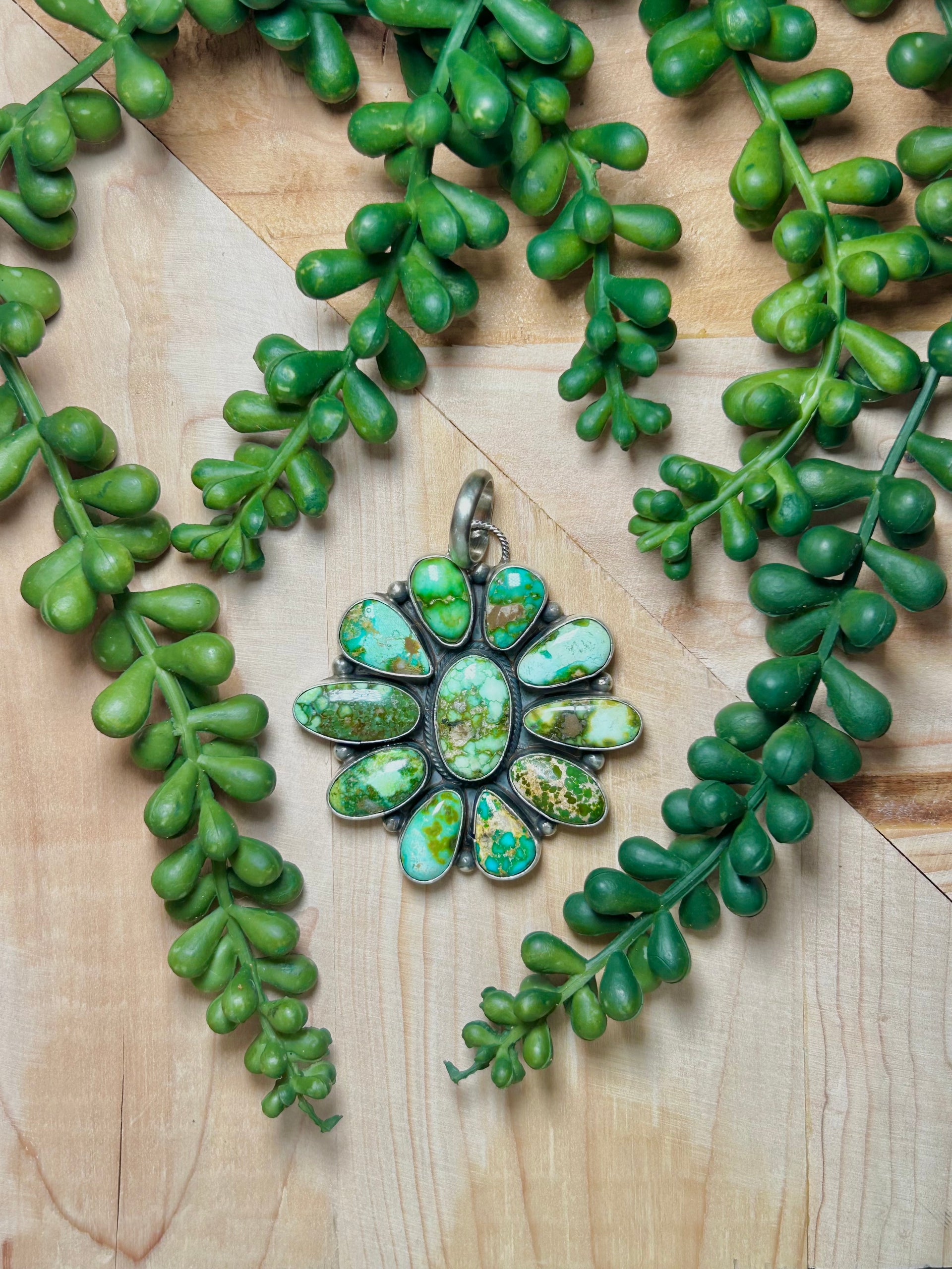 Anderson Largo Sonoran Gold & Sterling Silver Cluster Pendant