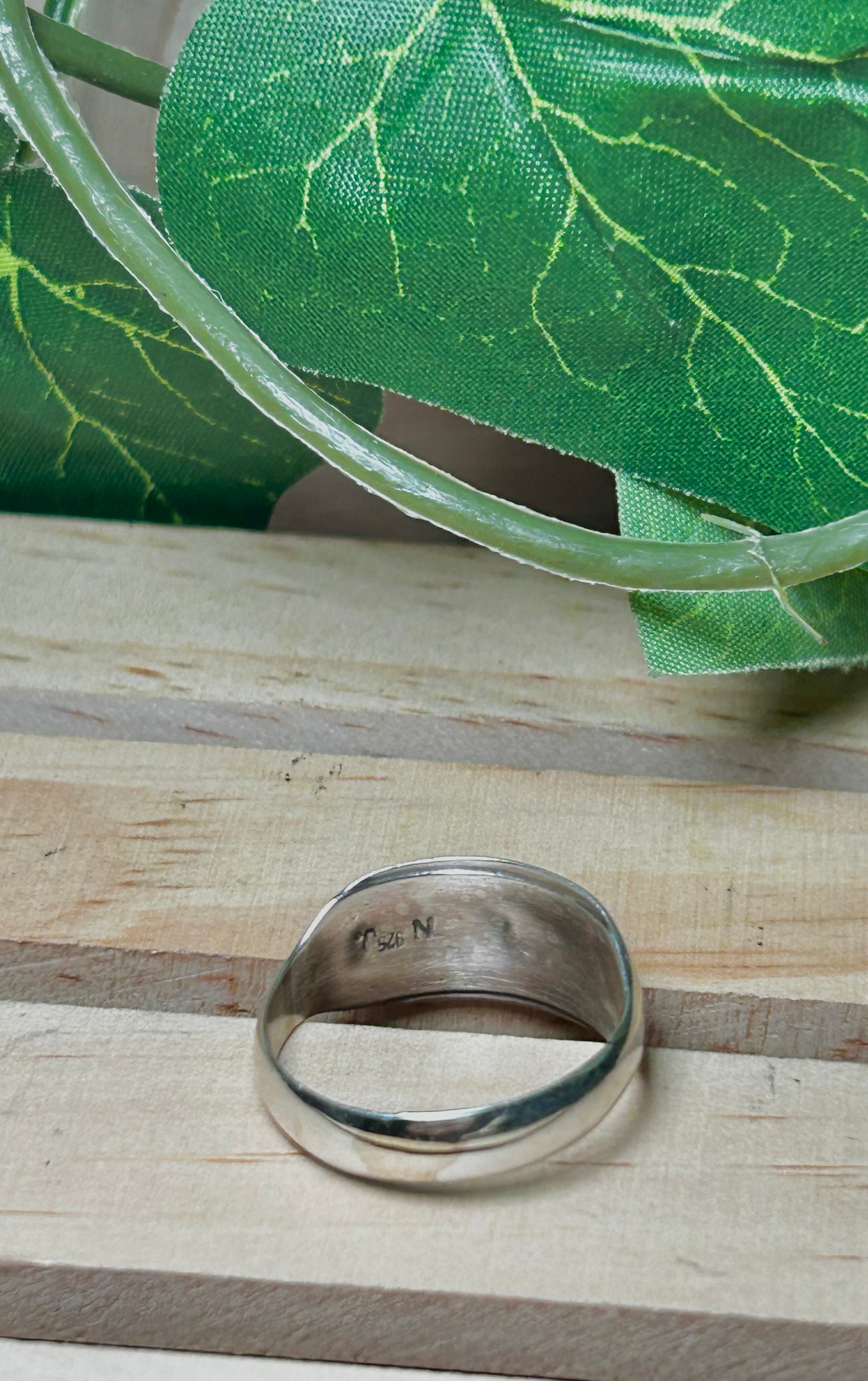 Navajo Made Opal & Sterling Sliver Cluster Ring