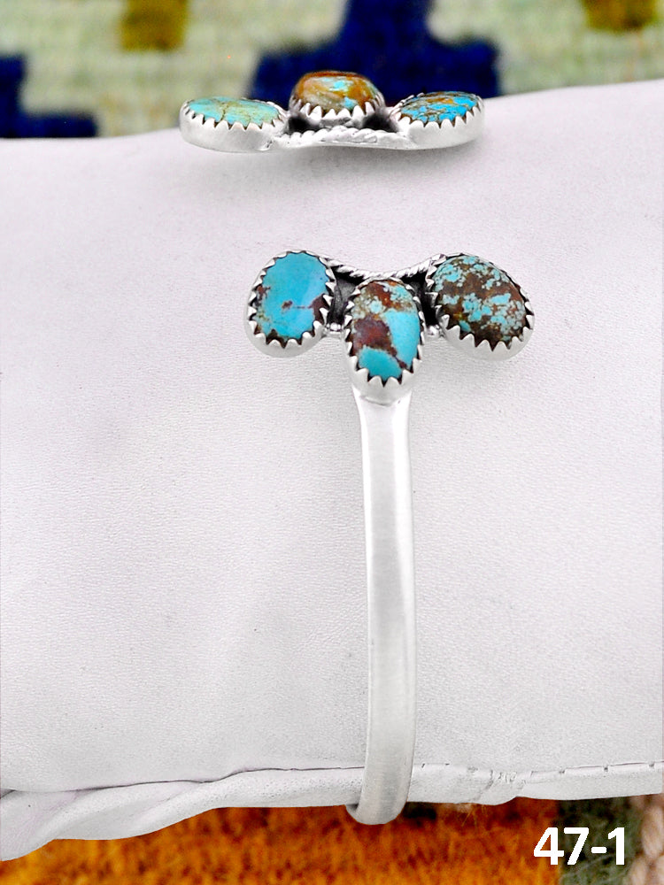 Southwest Handmade #8 & Sterling Silver Cuff Bracelet