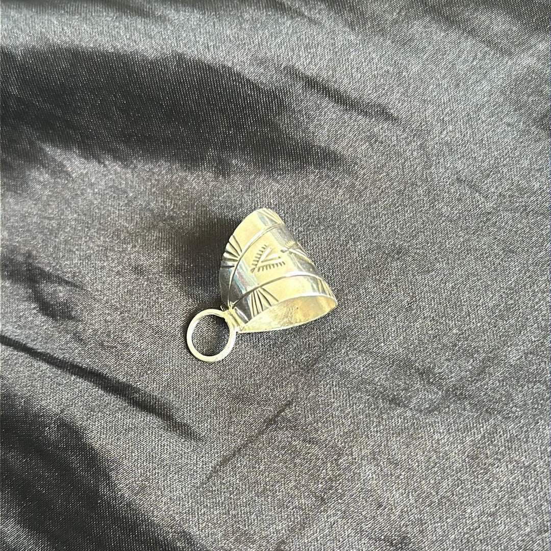 Navajo Made Sterling Silver Bail