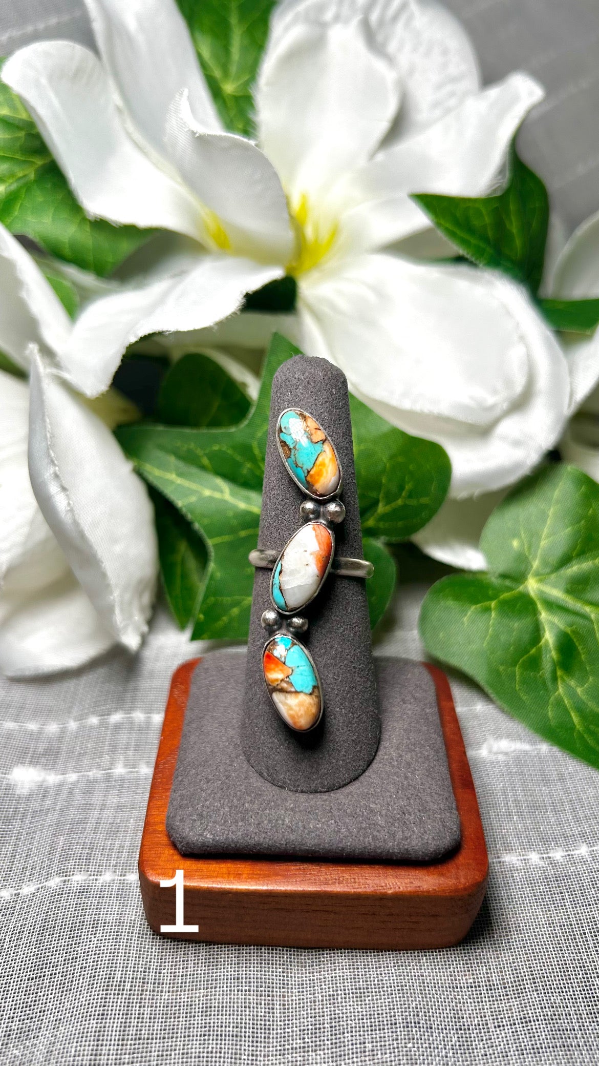 Pearline Spencer Mohave Turquoise & Sterling Silver Ring