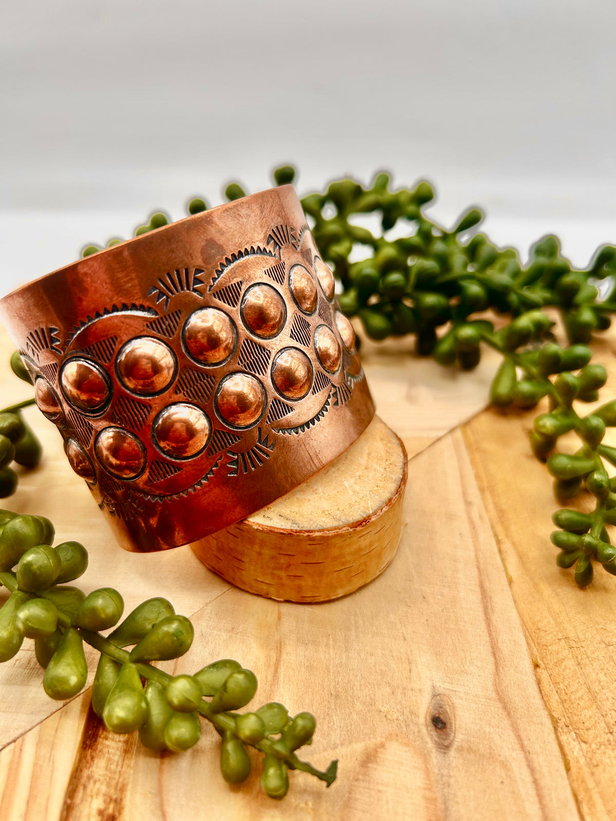 Navajo Made Copper Cuff Bracelet