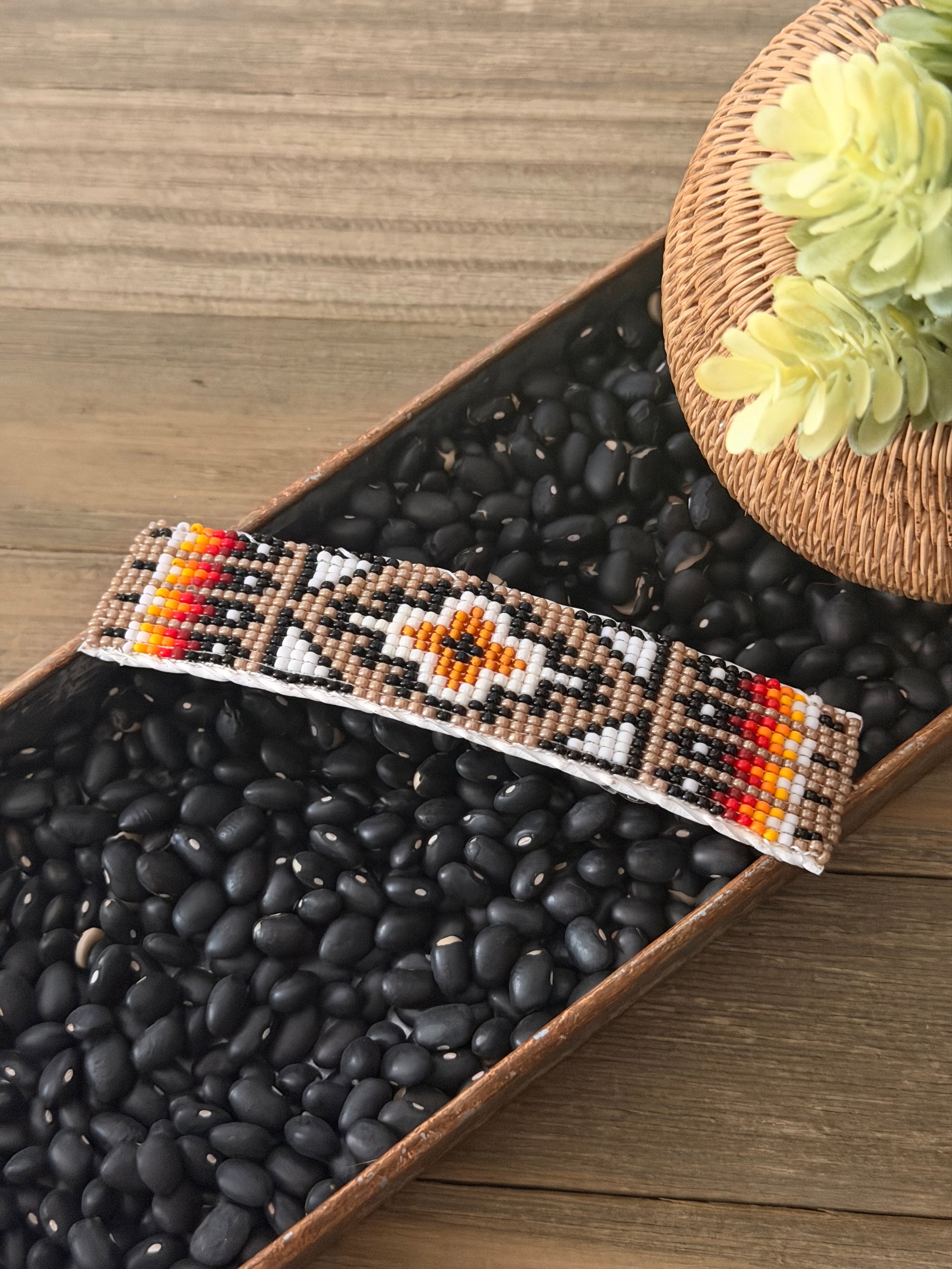 Navajo Made Beaded Hair Barrette