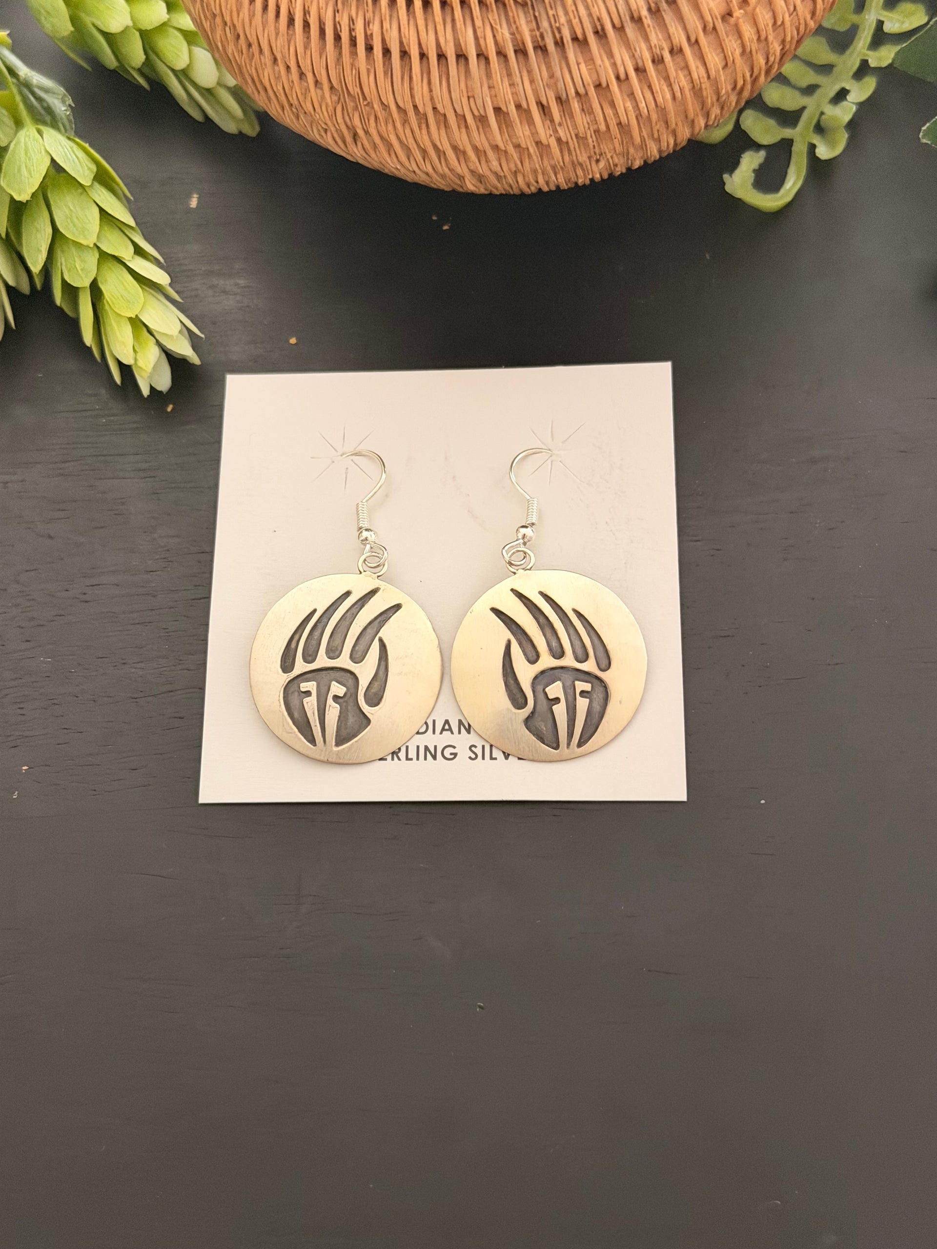 Stanley Gene Sterling Silver Dangle Earrings
