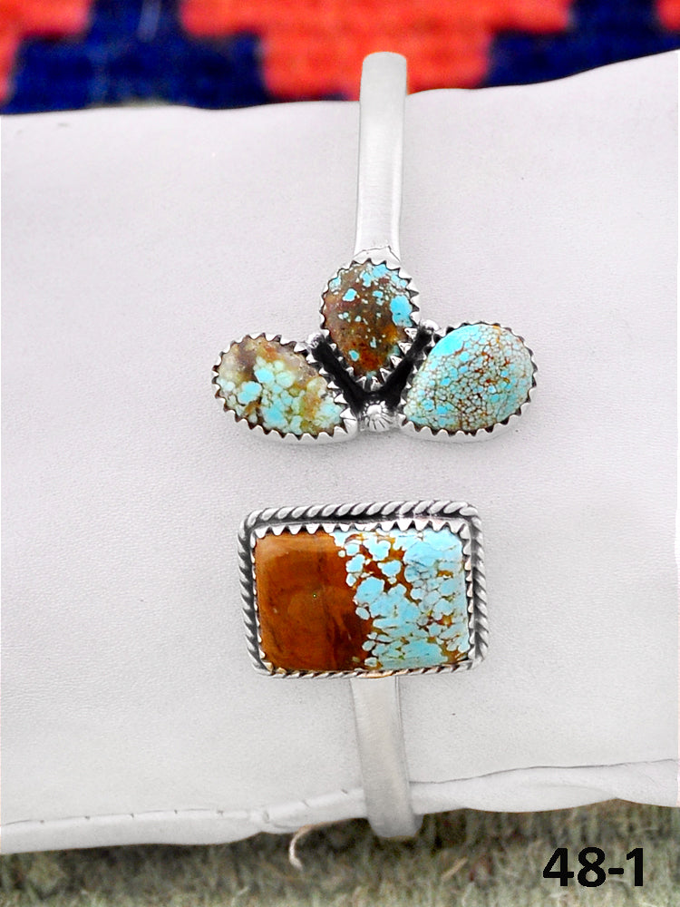 Southwest Handmade #8 & Sterling Silver Cuff Bracelet