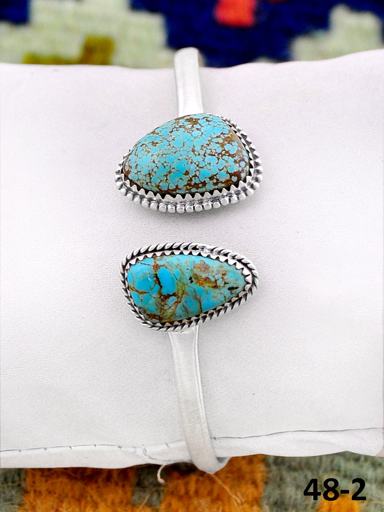 Southwest Handmade #8 & Sterling Silver Cuff Bracelet