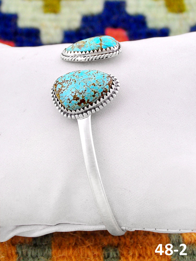Southwest Handmade #8 & Sterling Silver Cuff Bracelet