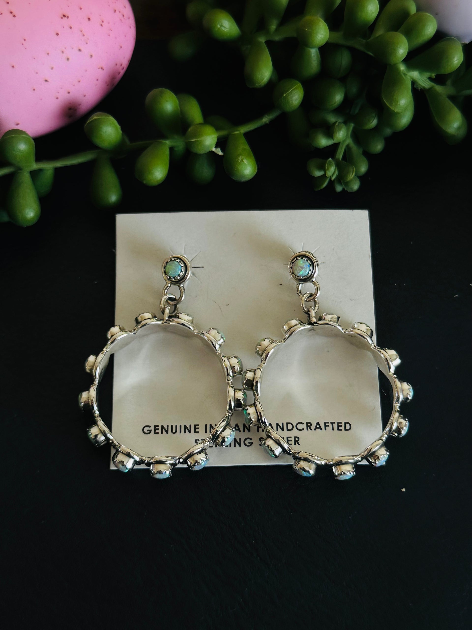 TTD “Ranchin” Opal & Sterling Silver Earrings