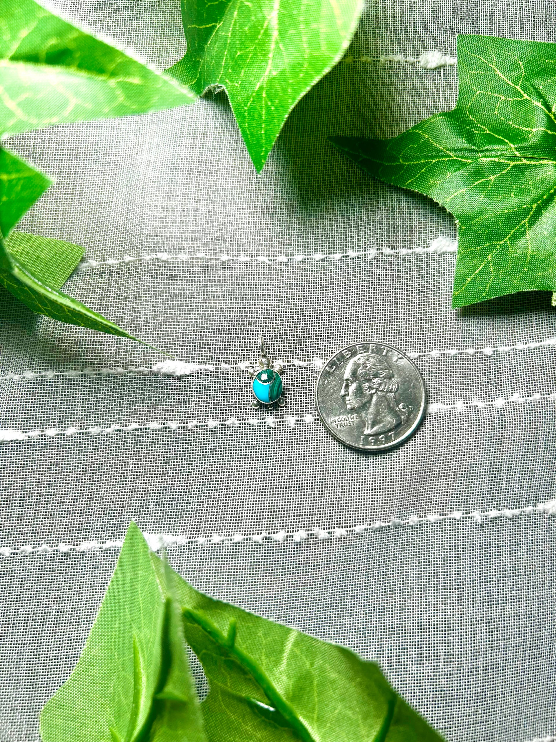 Zuni Multi Stone & Sterling Silver Pendant