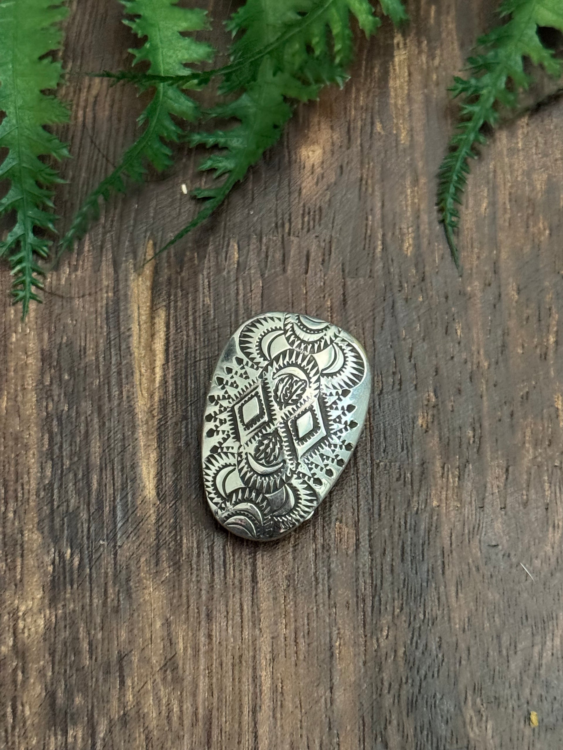 Navajo Made Sterling Silver Bolo Clip