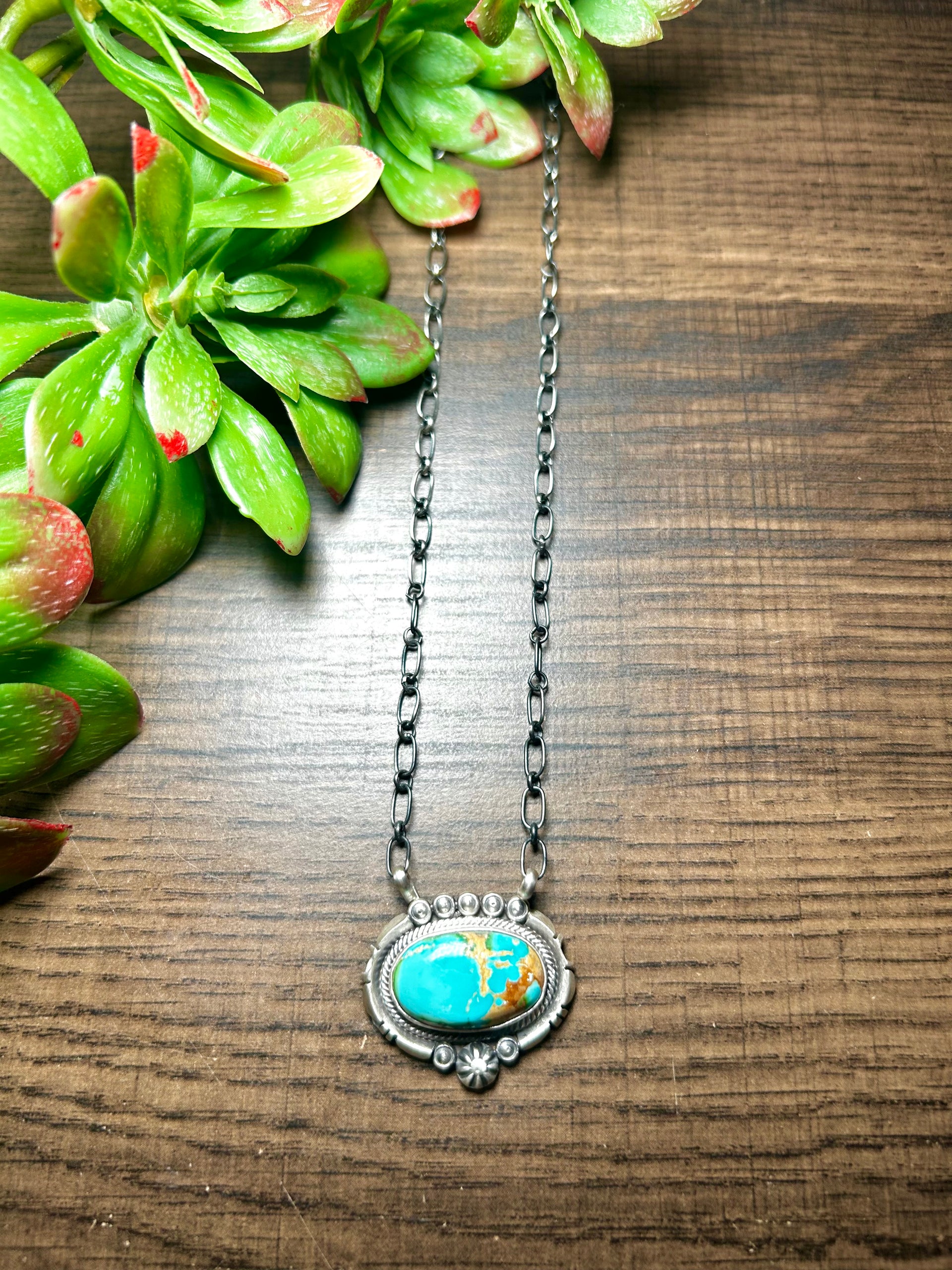 Daniel Bepally Sonoran Mountain Turquoise & Sterling Silver Necklace