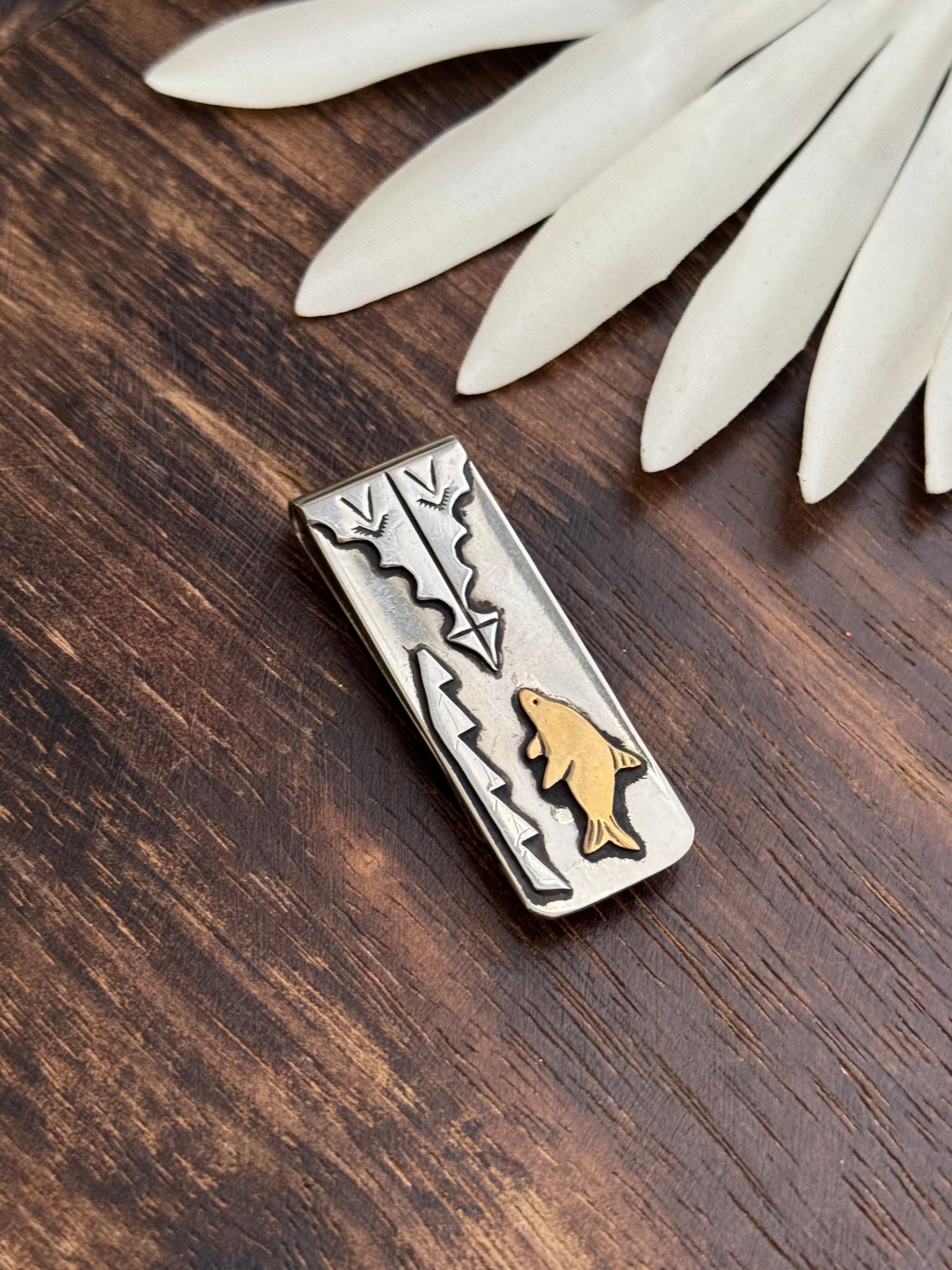 Tommy & Rose Singer 12K Gold Filled & Sterling Silver Money Clip