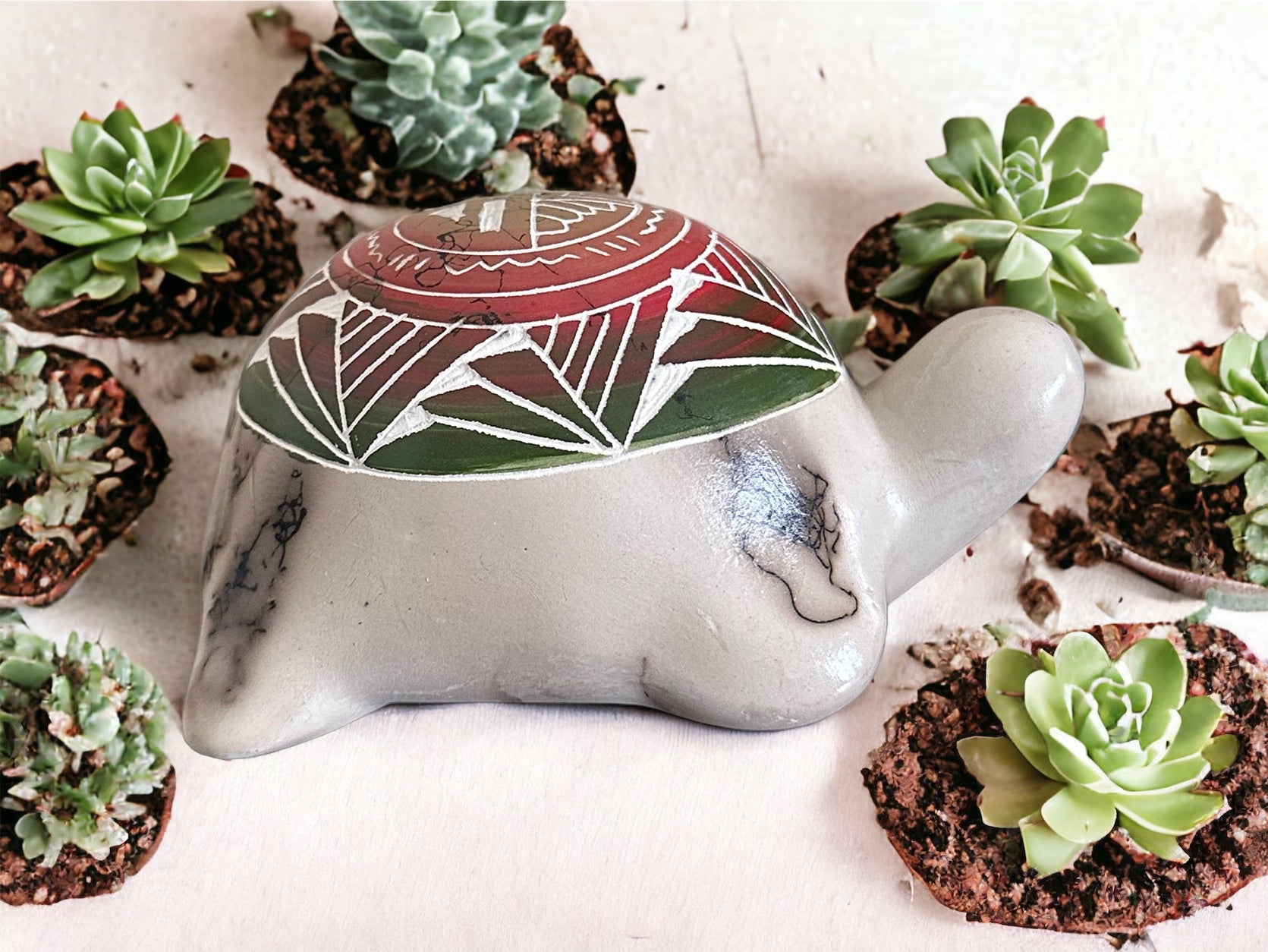 Shana Sam Navajo Made Turtle Pottery
