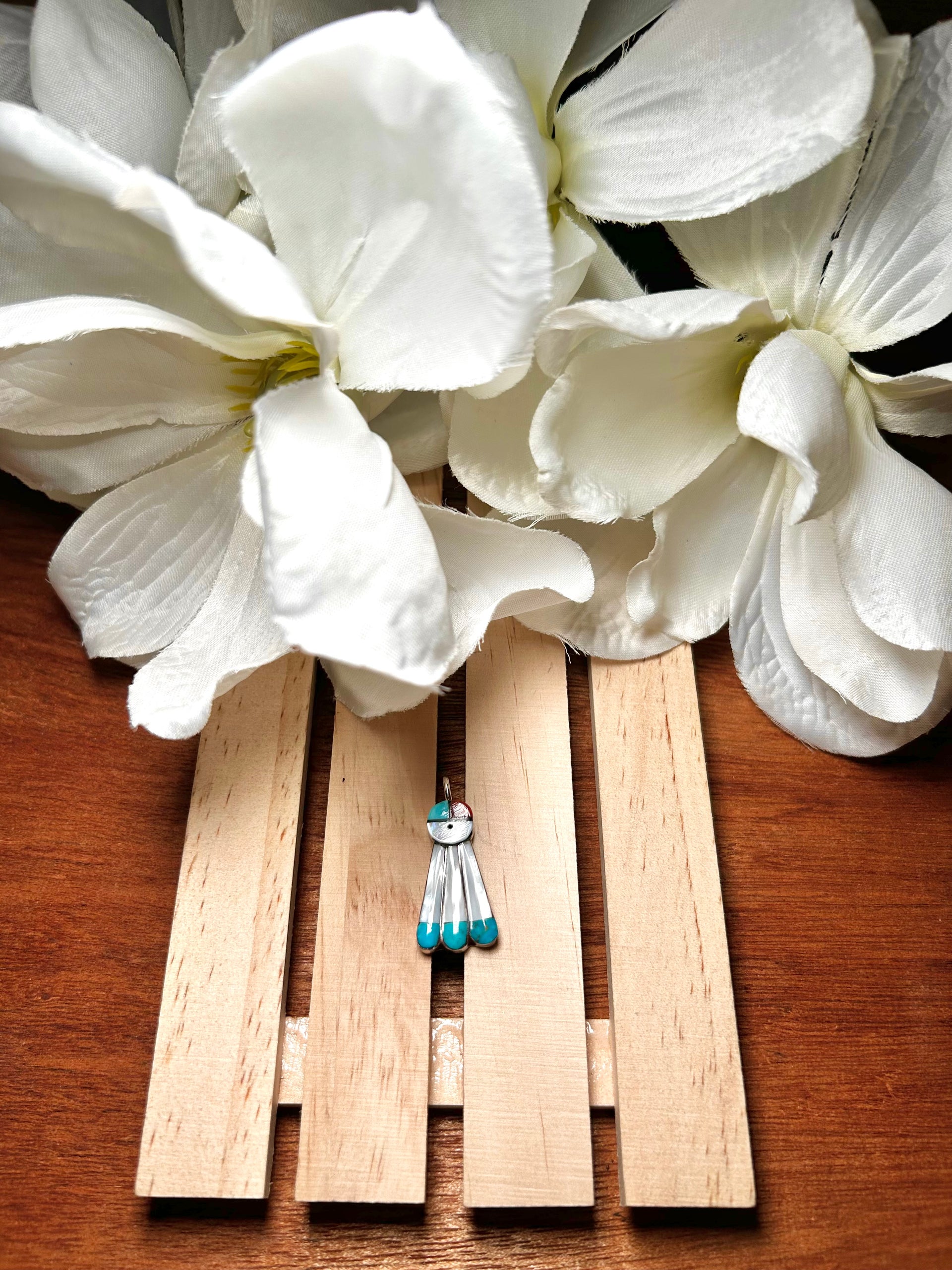 Carol Lalivo Made Multi Stone & Sterling Silver Pendant