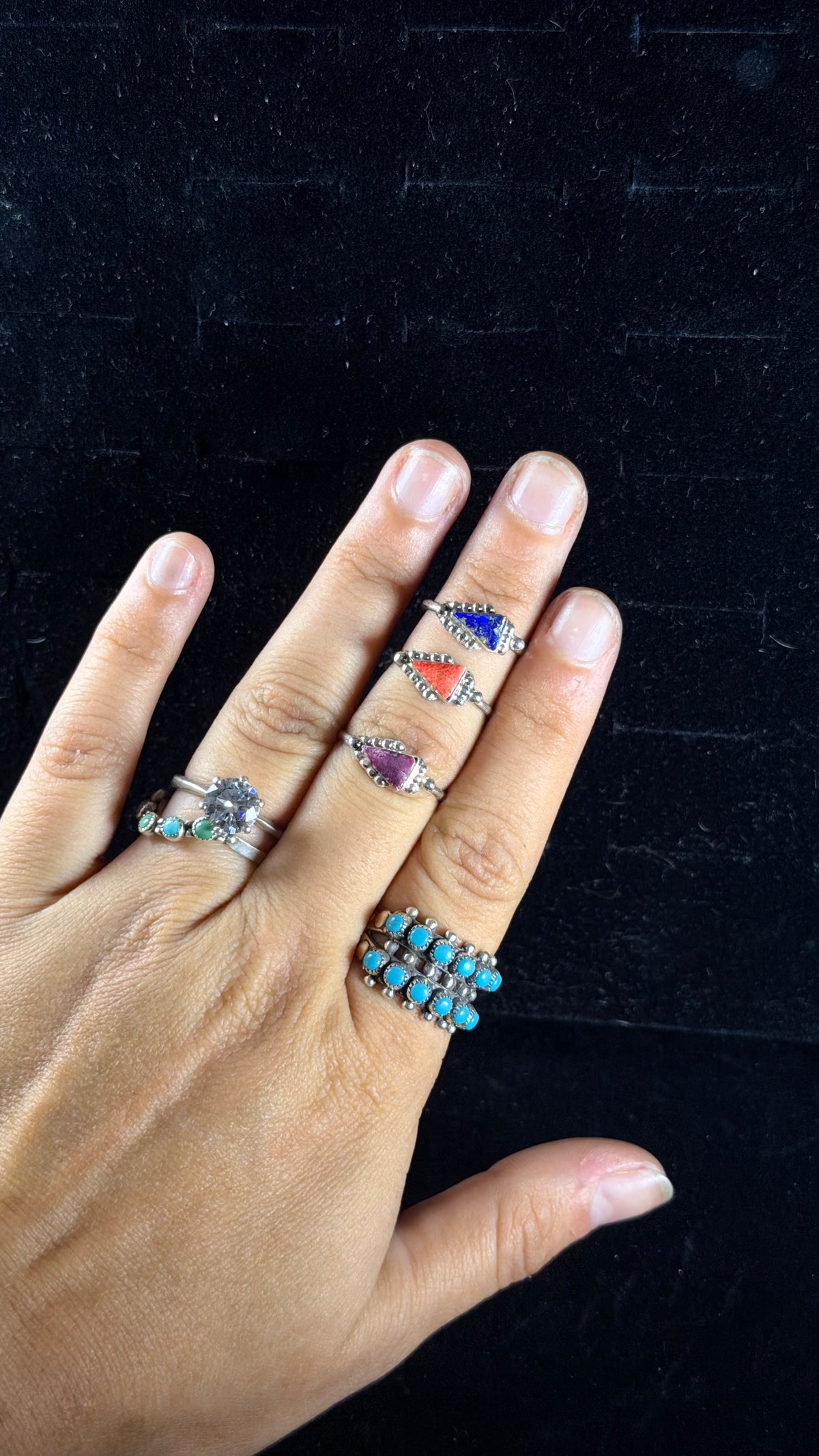 Zuni Made Sterling Silver Arrow Ring
