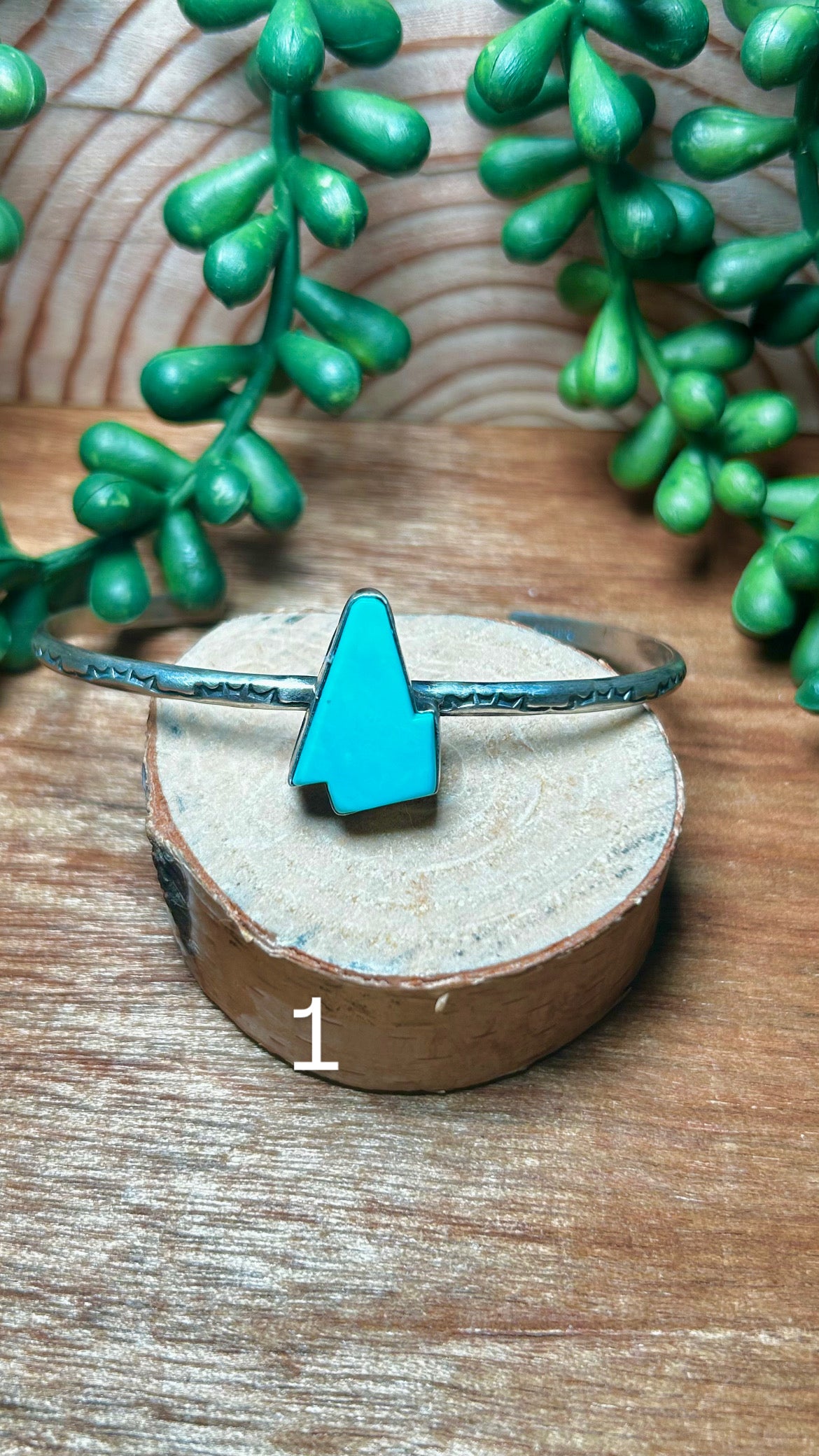 Donovan Skeets Kingman Turquoise& Sterling Silver Cuff Bracelet