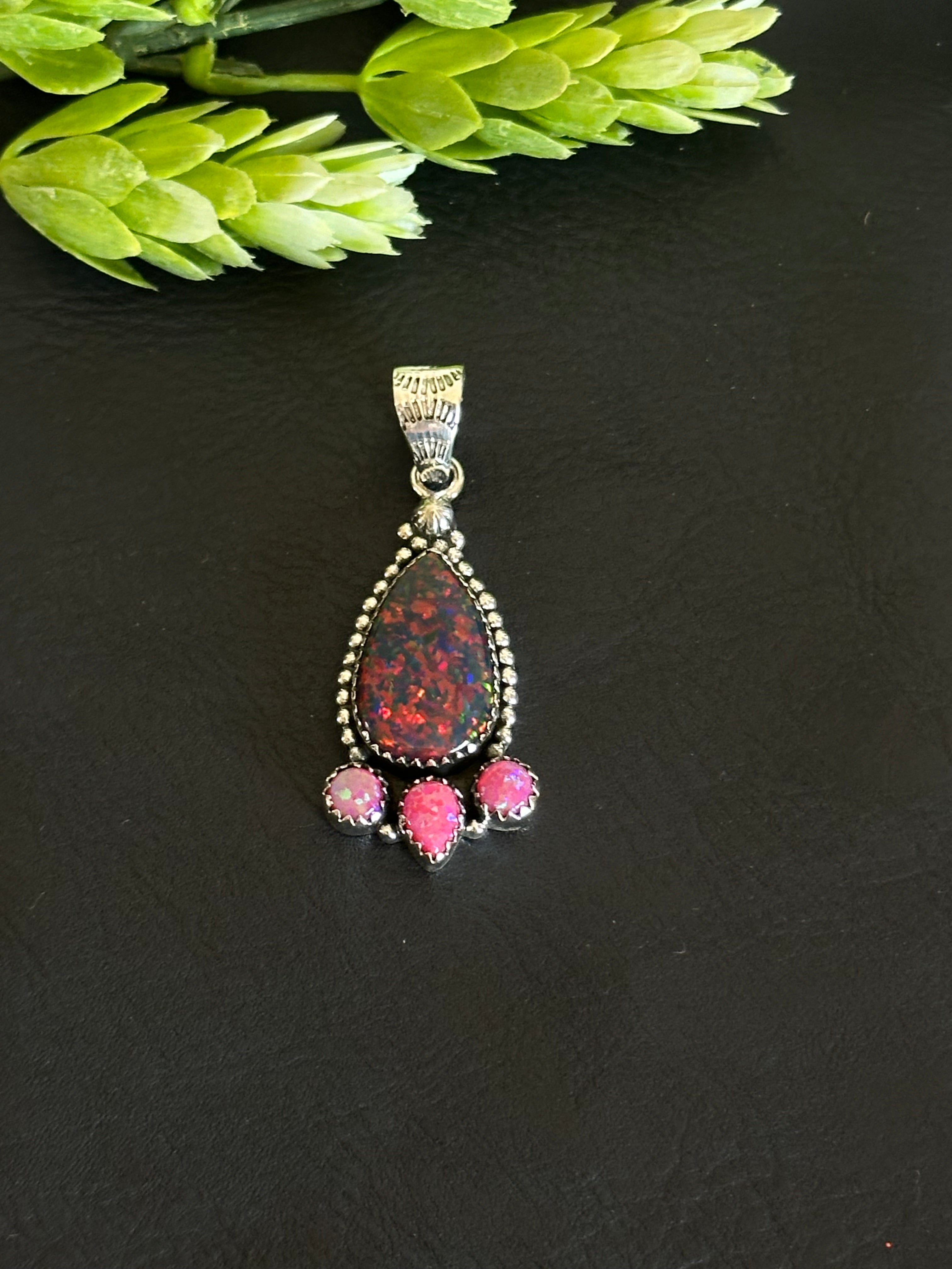 Exclusive TTD One of a Kind Multi Stone & Sterling Silver Pendant
