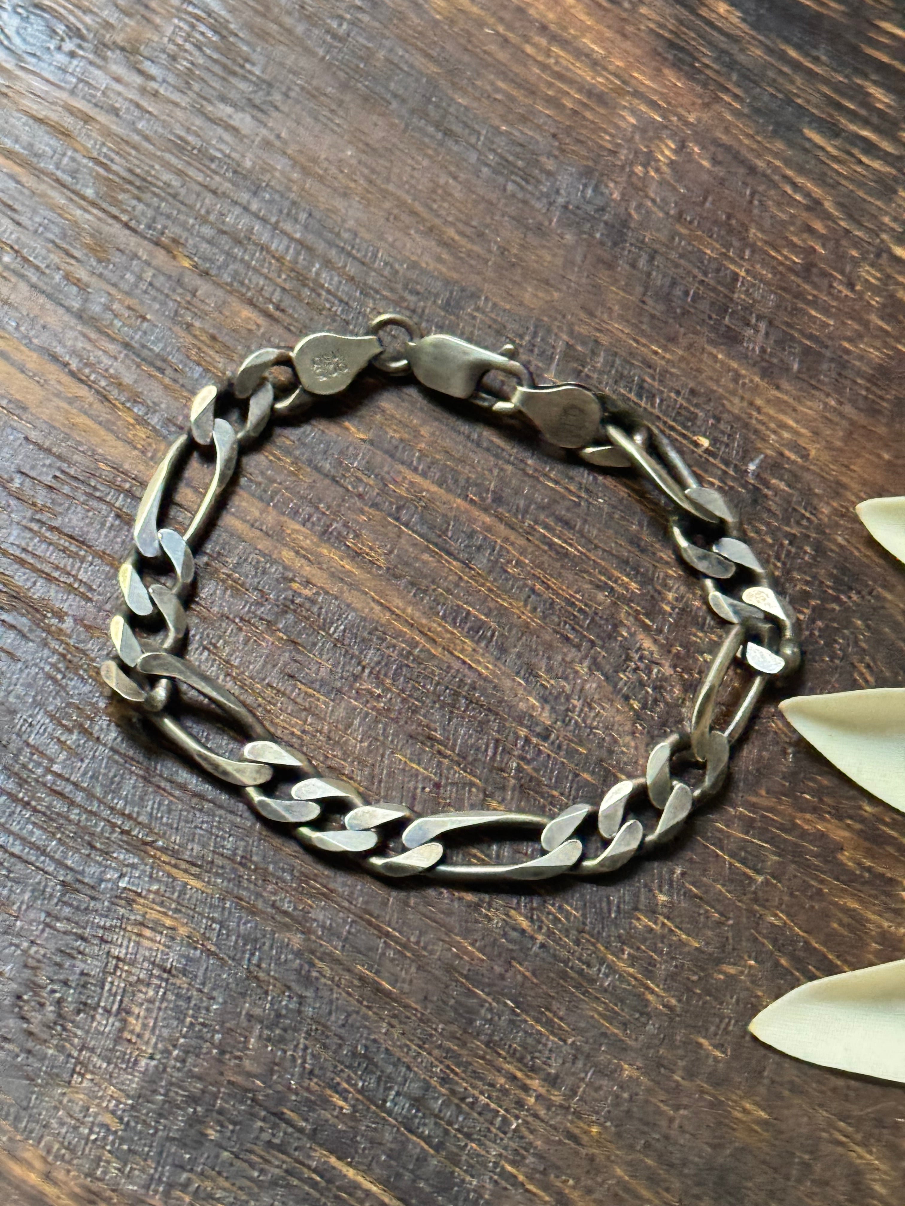 Sterling Silver Italian Links Bracelet