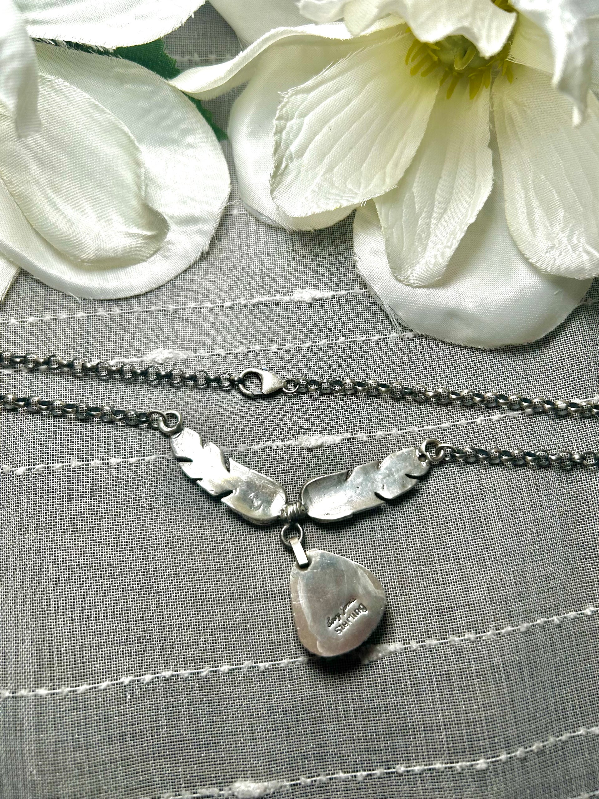 Leroy James Royston Turquoise & Sterling Silver Necklace