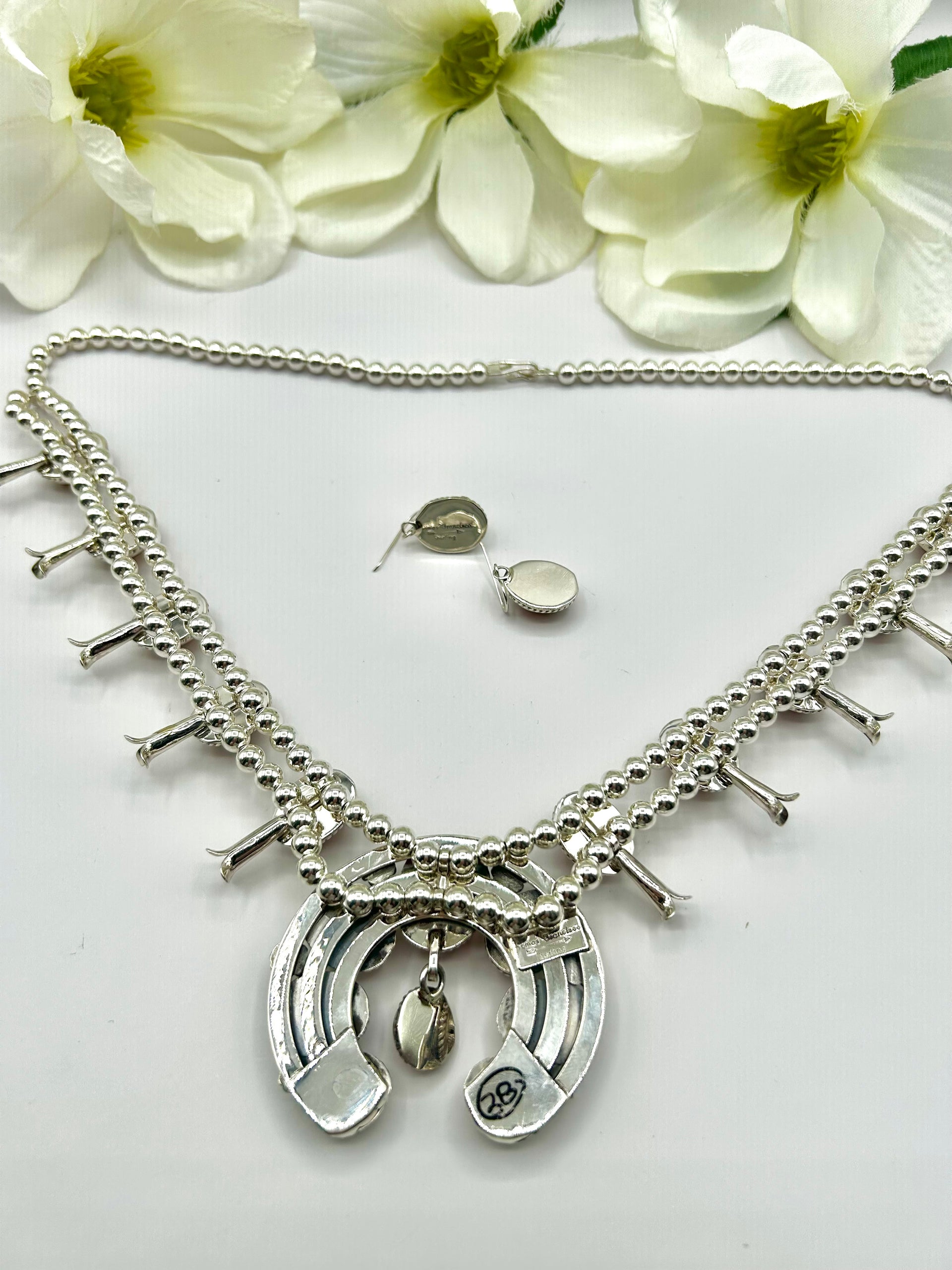 Thomas Francisco Amber & Sterling Silver Necklace Set