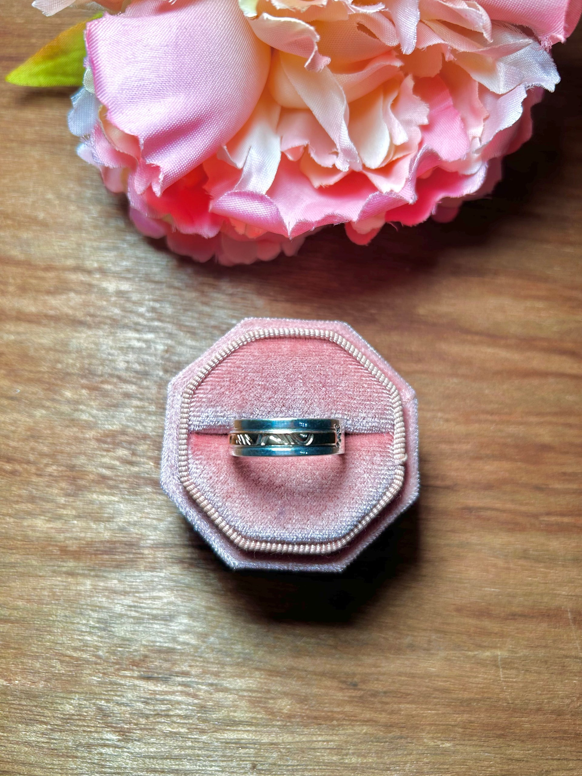 Navajo Made 14k Gold & Sterling Silver Ring Size 8.75