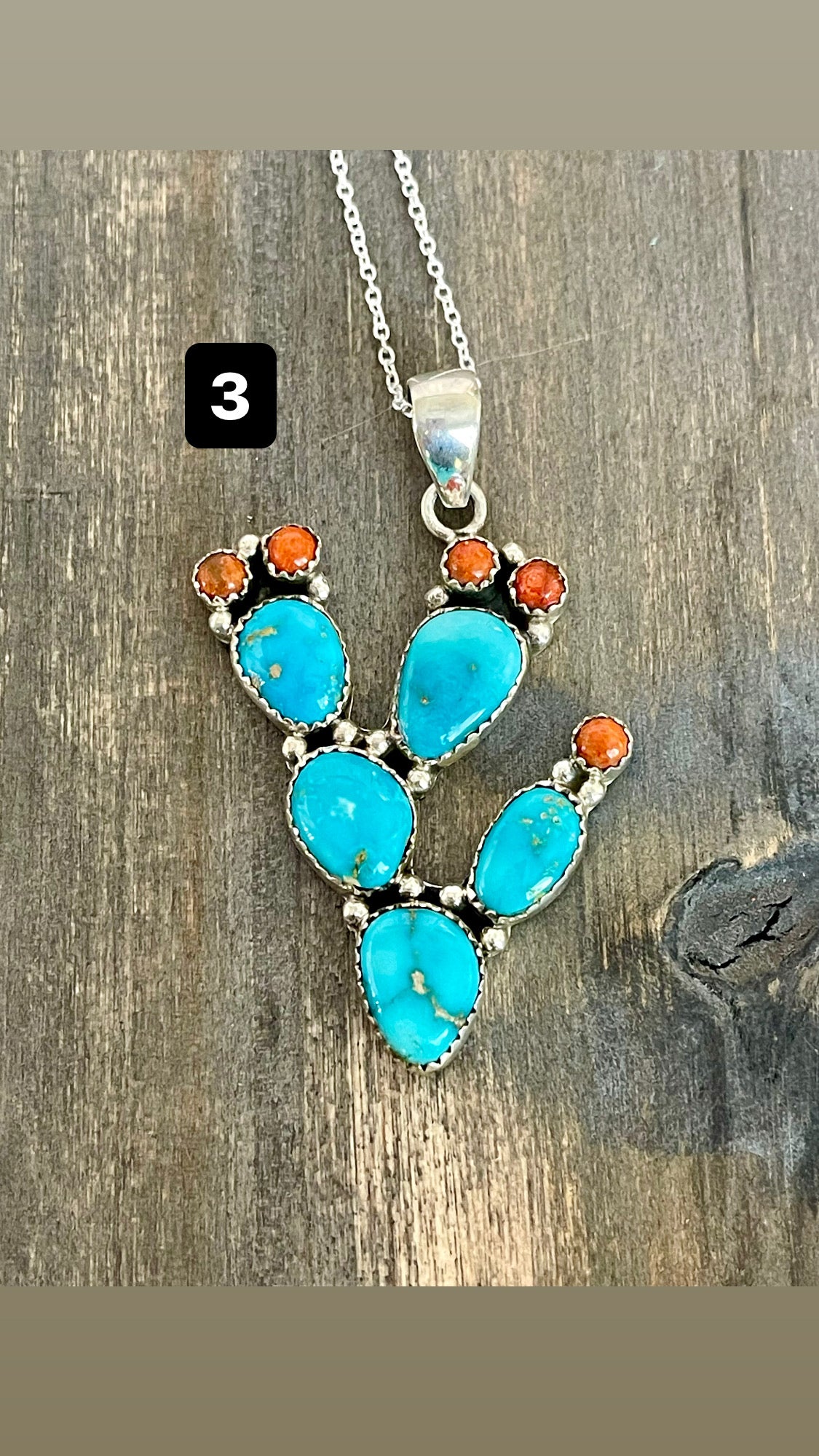 Southwest Handmade Multi Stone & Sterling Silver Necklace