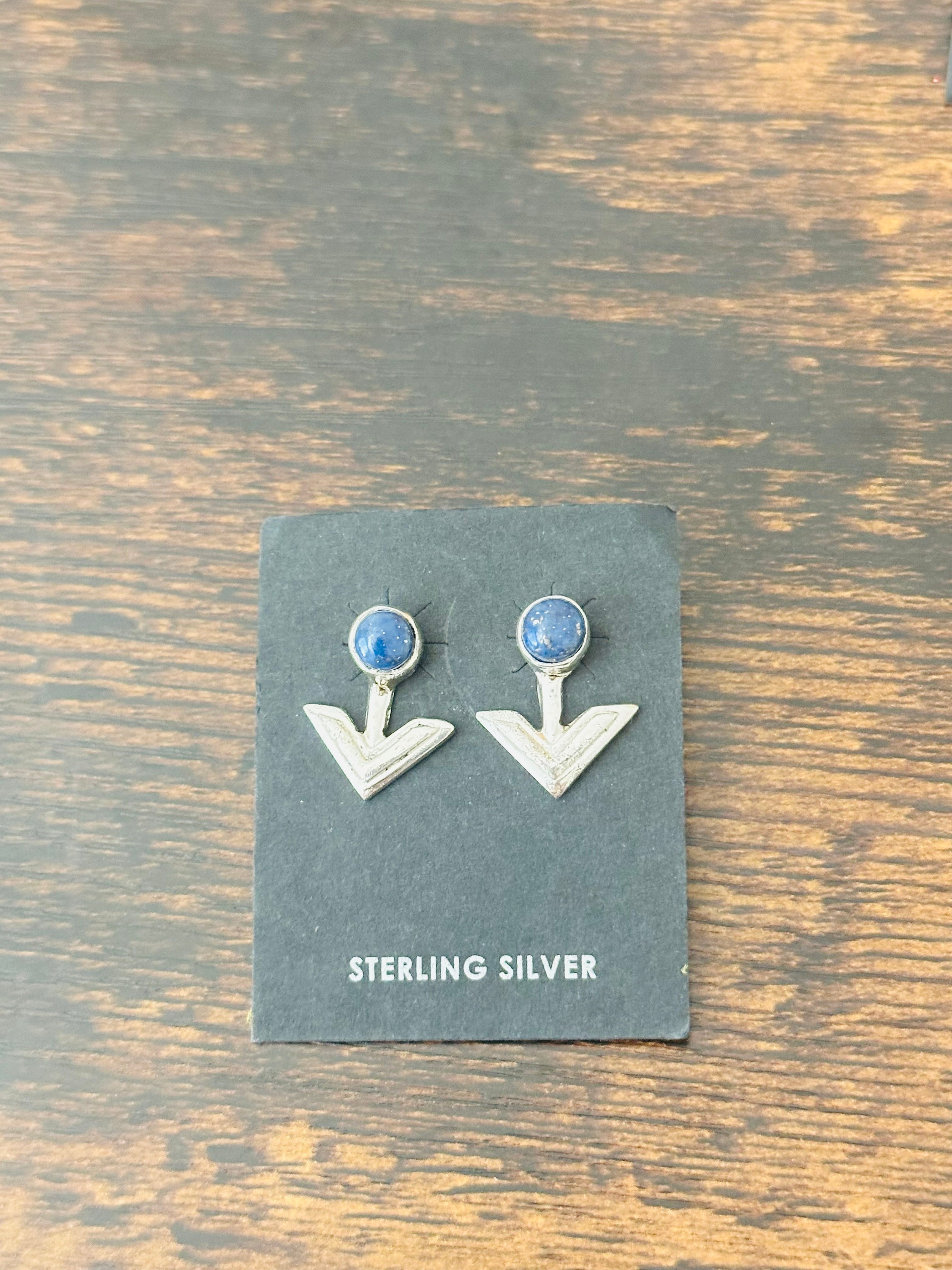 Navajo Made Sterling Silver Post Earrings