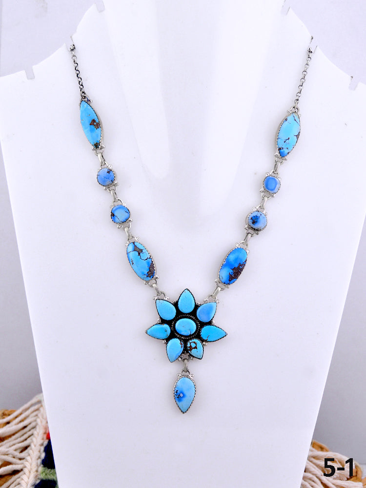 Southwest Made Golden Hills & Sterling Silver Necklace
