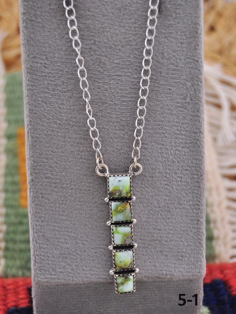 Southwest Handmade Palomino & Sterling Silver Necklace